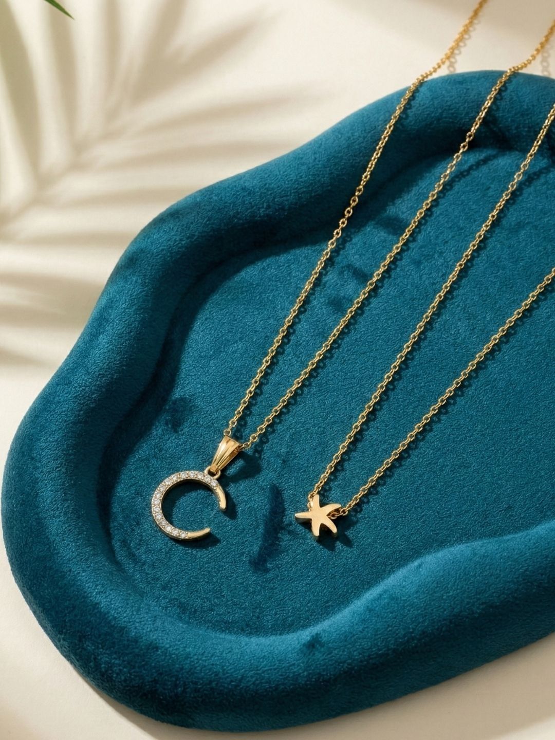 Lara Karen Brass Gold-Plated Pendant And Chain-picture-14