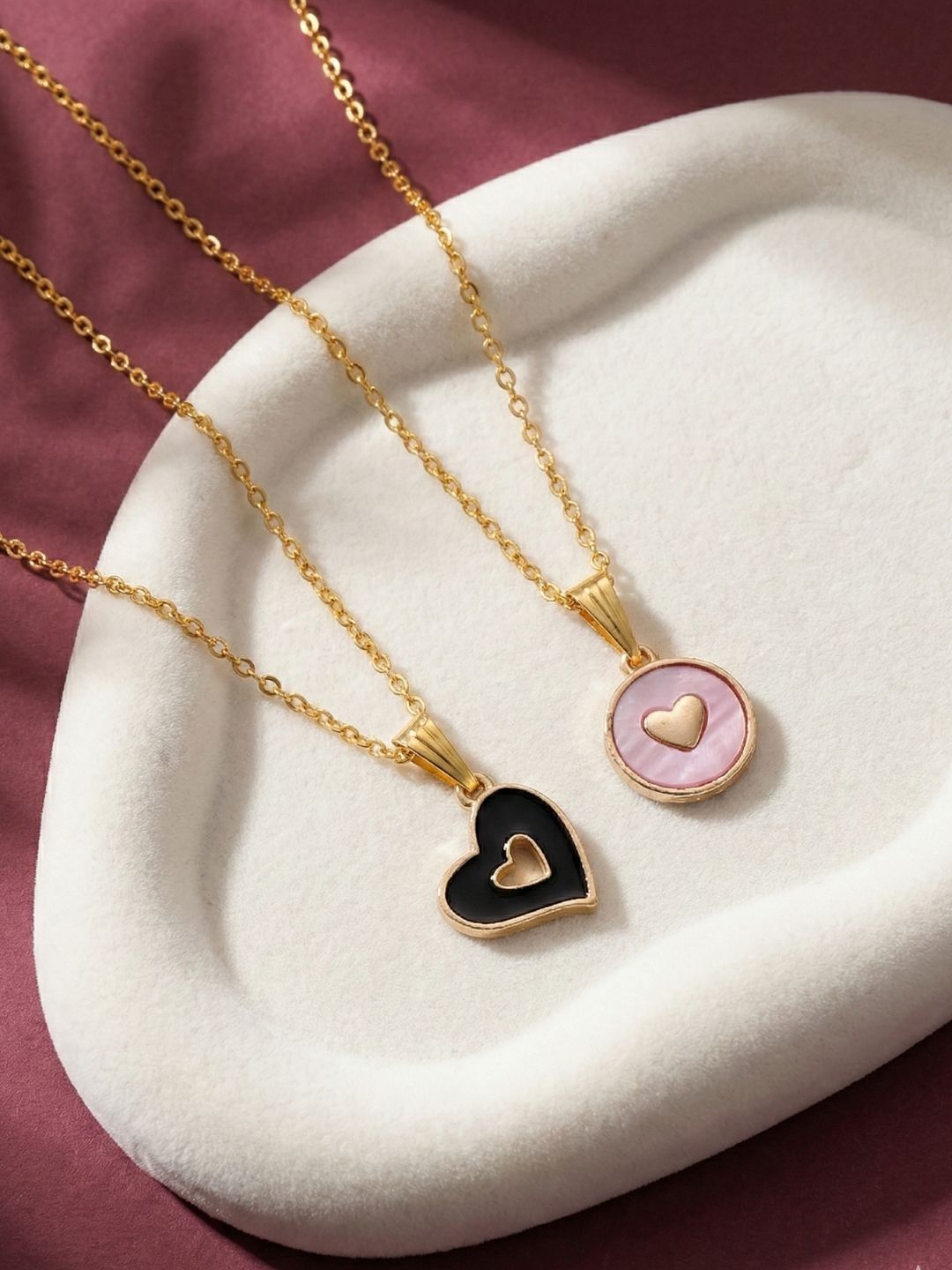 Lara Karen Brass Gold-Plated Pendant And Chain-picture-12