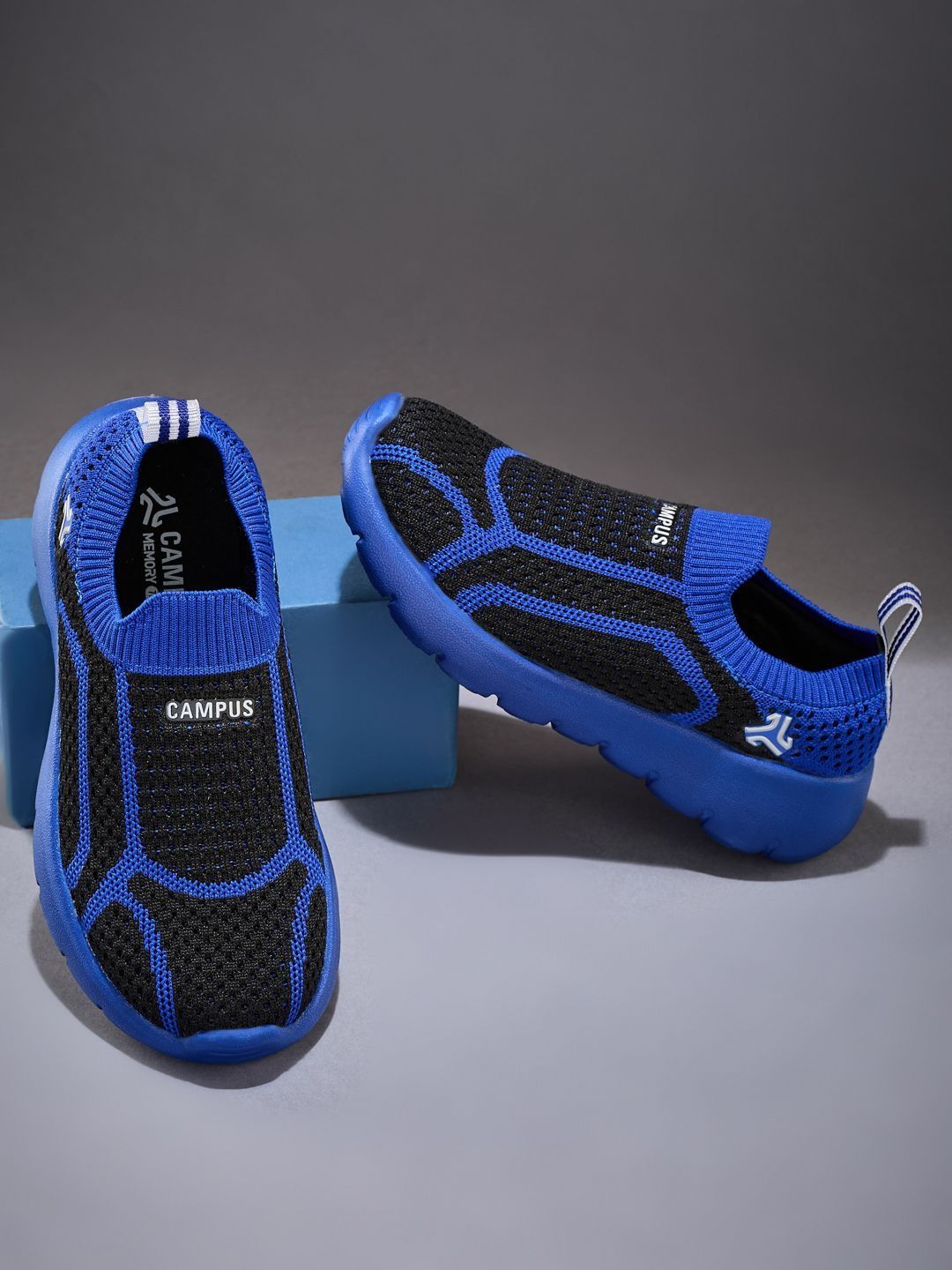 Campus Unisex Kids Mesh Running Non-Marking Shoes-picture-12