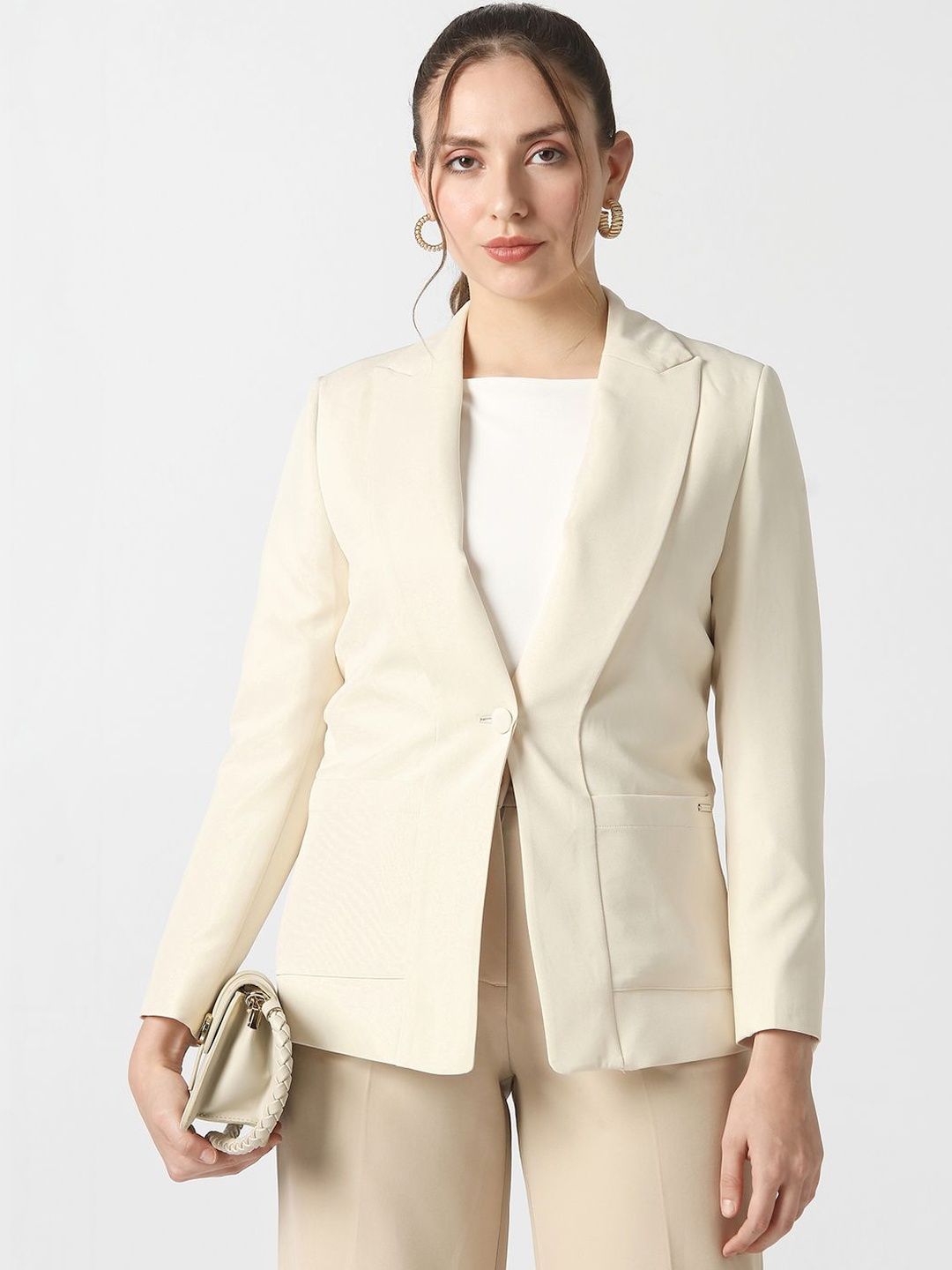Van Heusen Woman Notched Lapel Single-Breasted Formal Blazers-picture-58