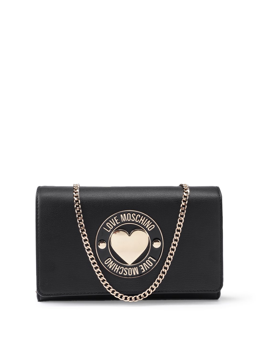 LOVE MOSCHINO Brand Logo Detail Structured Sling Bag-picture-26