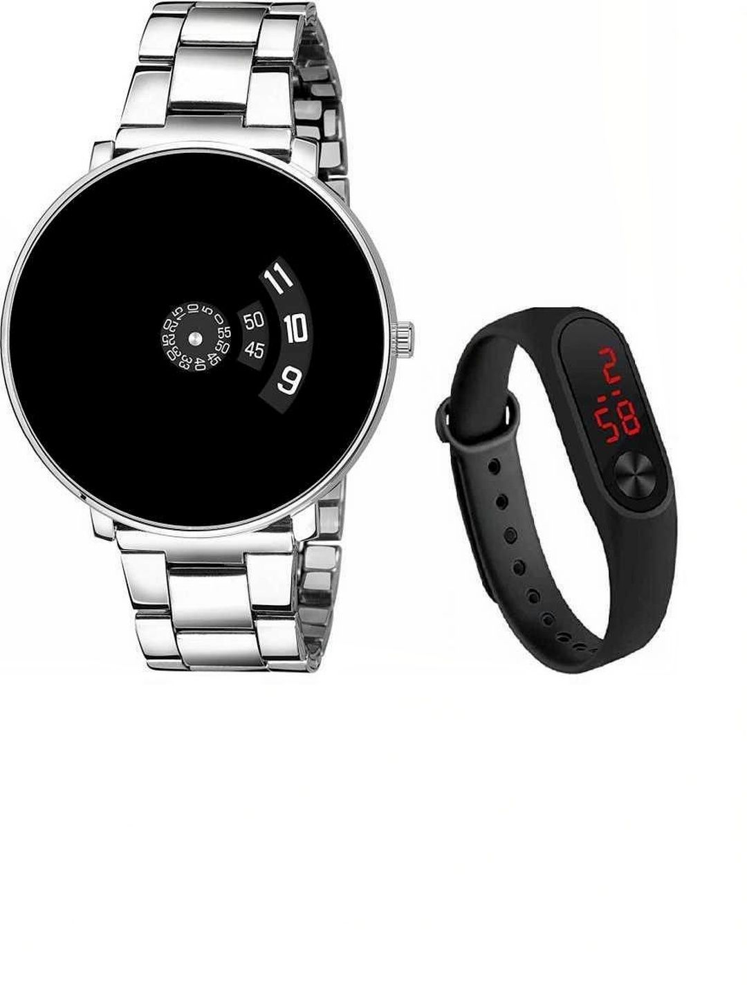 Blutech Men Dial & Stainless Steel Straps Watch Black_Paidu_Black_M2-image-20