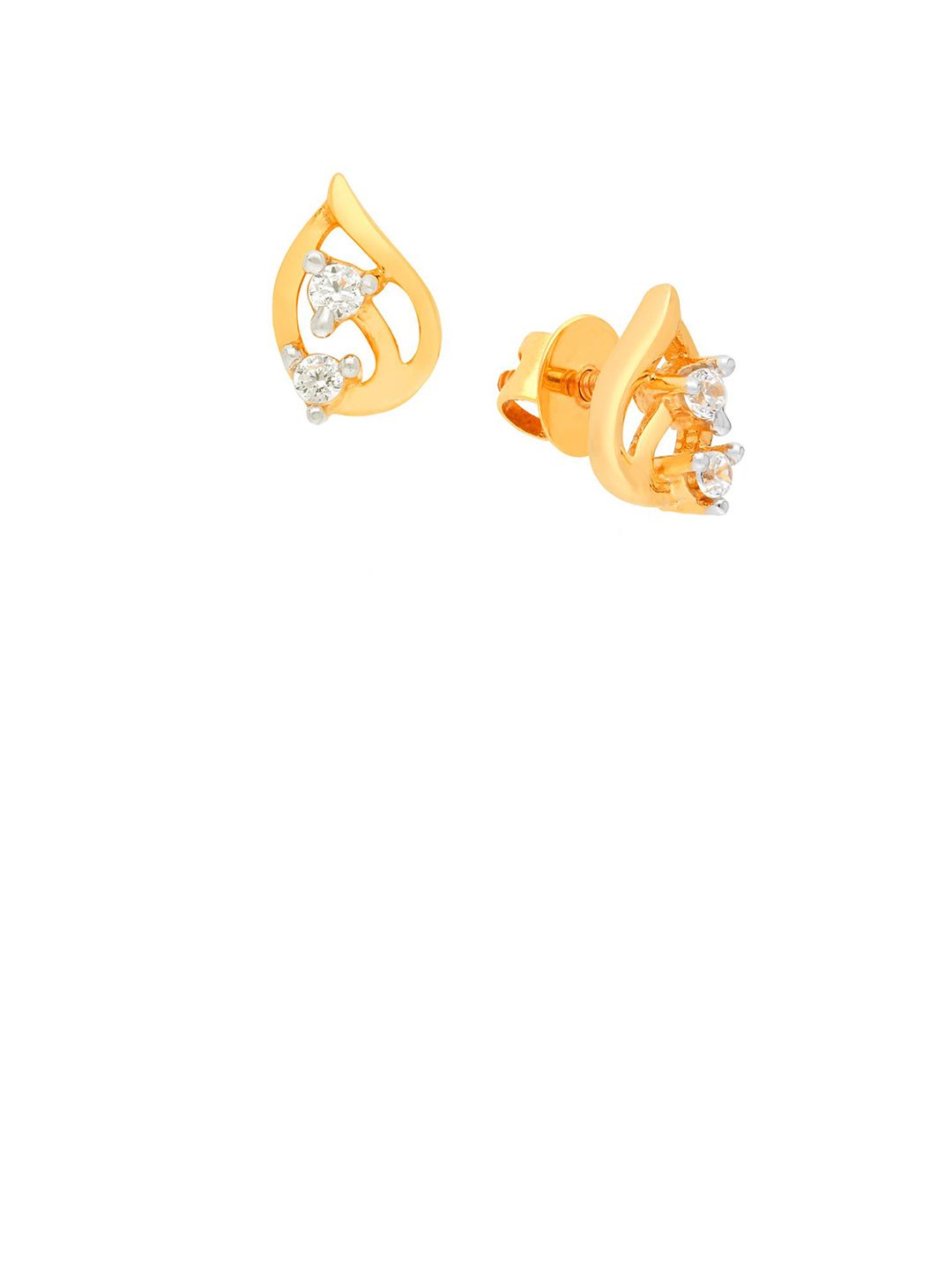 Malabar Gold & Diamonds 18 KT Gold Earrings - 0.73 g-image-35
