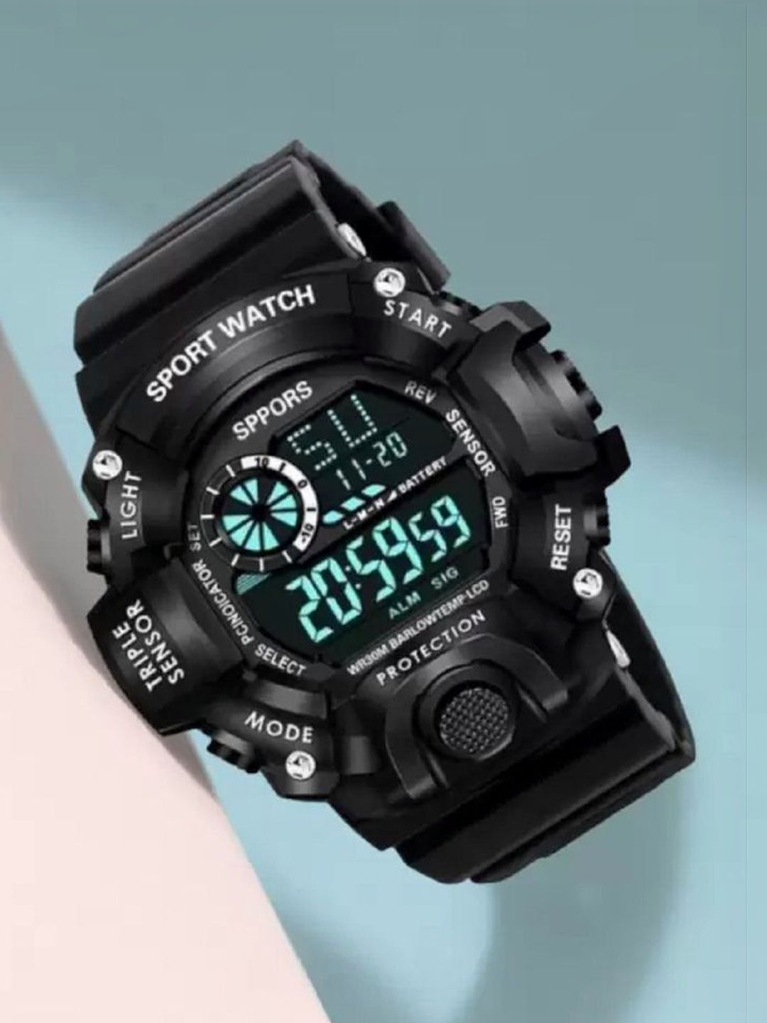 Blutech Unisex Kids Dial & Straps Analogue and Digital Watch S_SHCK_SKY_BLUE_15-image-42