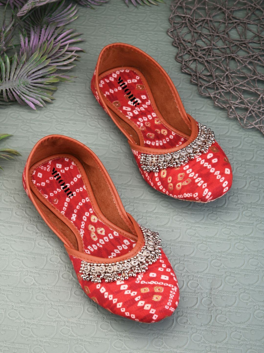 Anouk Women Printed Mojaris Flats-picture-16