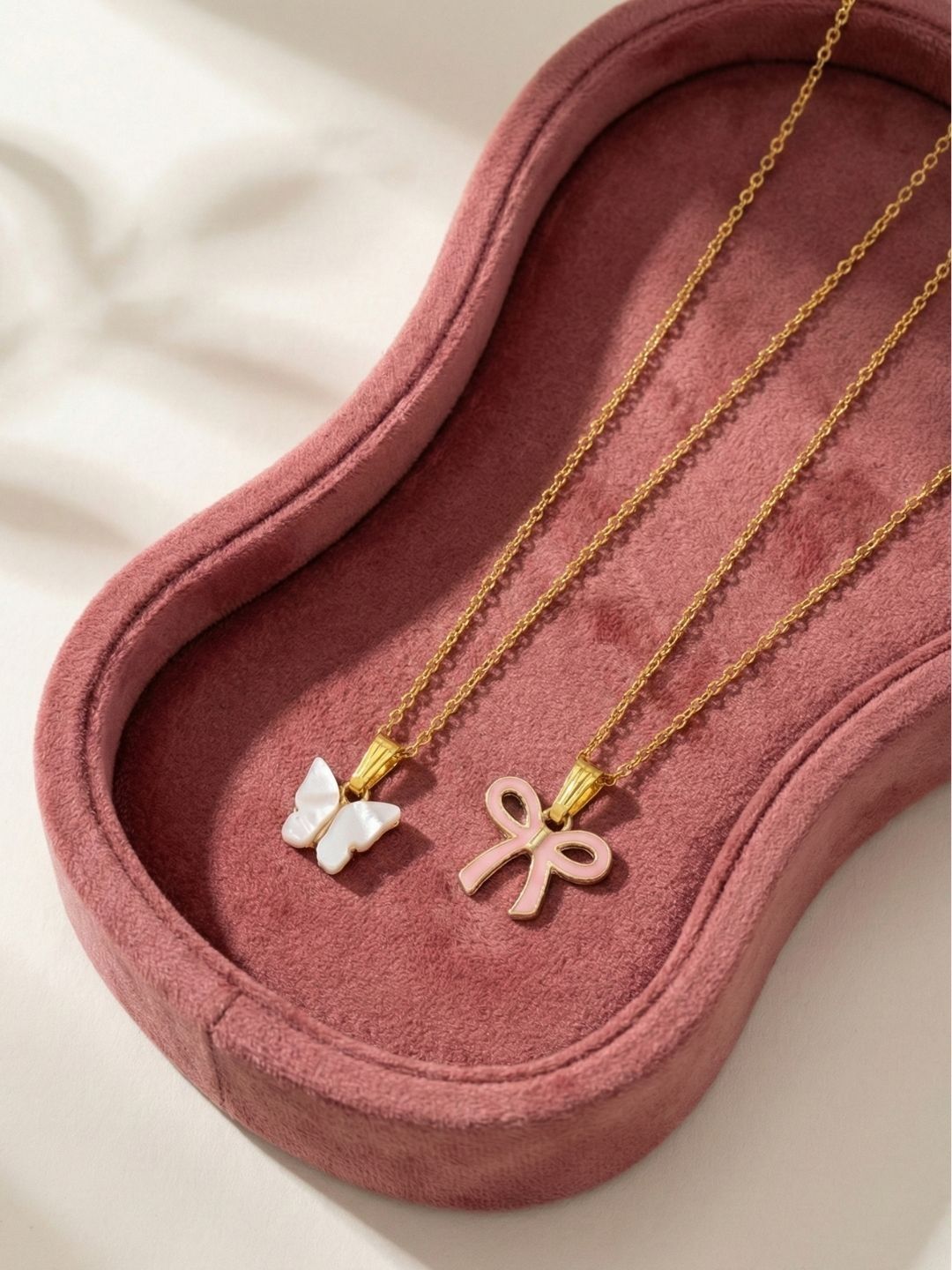 Lara Karen Pack Of 2 Gold-Plated Pendant-picture-3