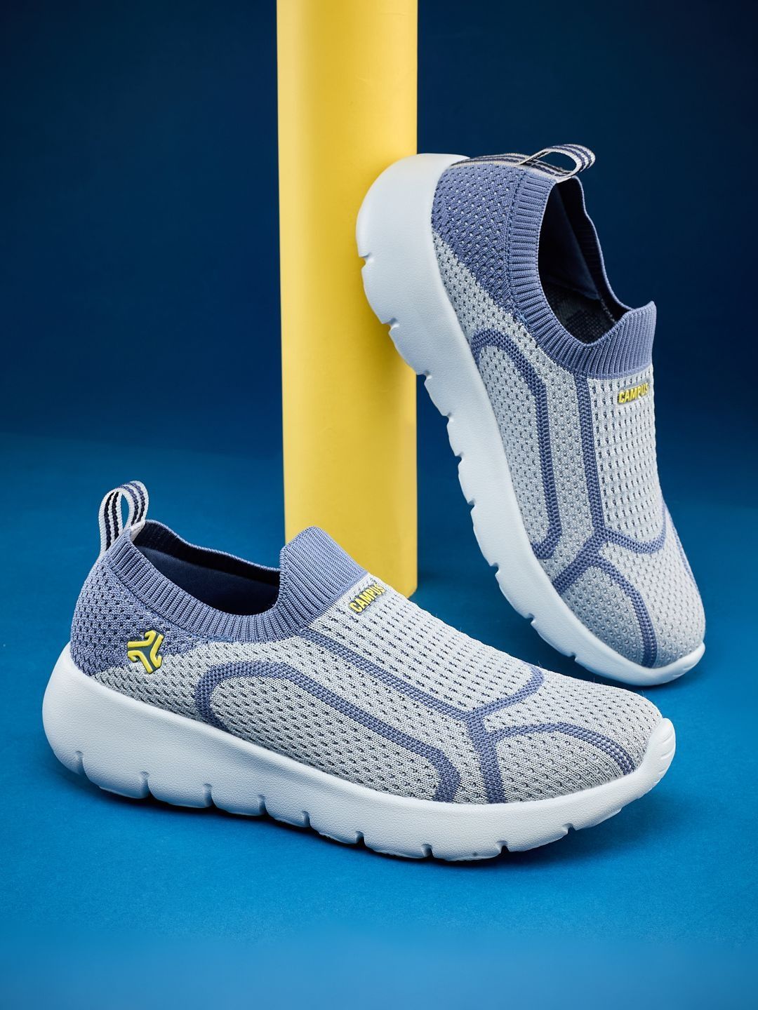 Campus Unisex Kids Mesh Walking Non-Marking Shoes-picture-51