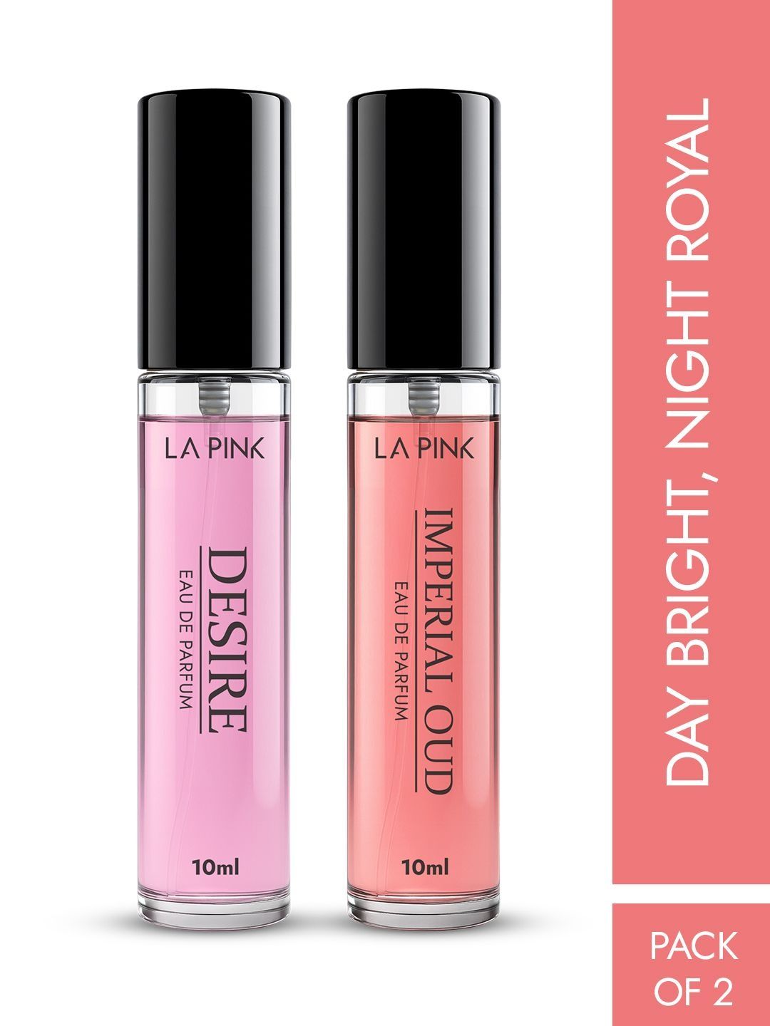 La Pink Set Of 2 Desire & Imperial OUD Long Lasting Eau De Parfum - 10 ml Each-picture-12