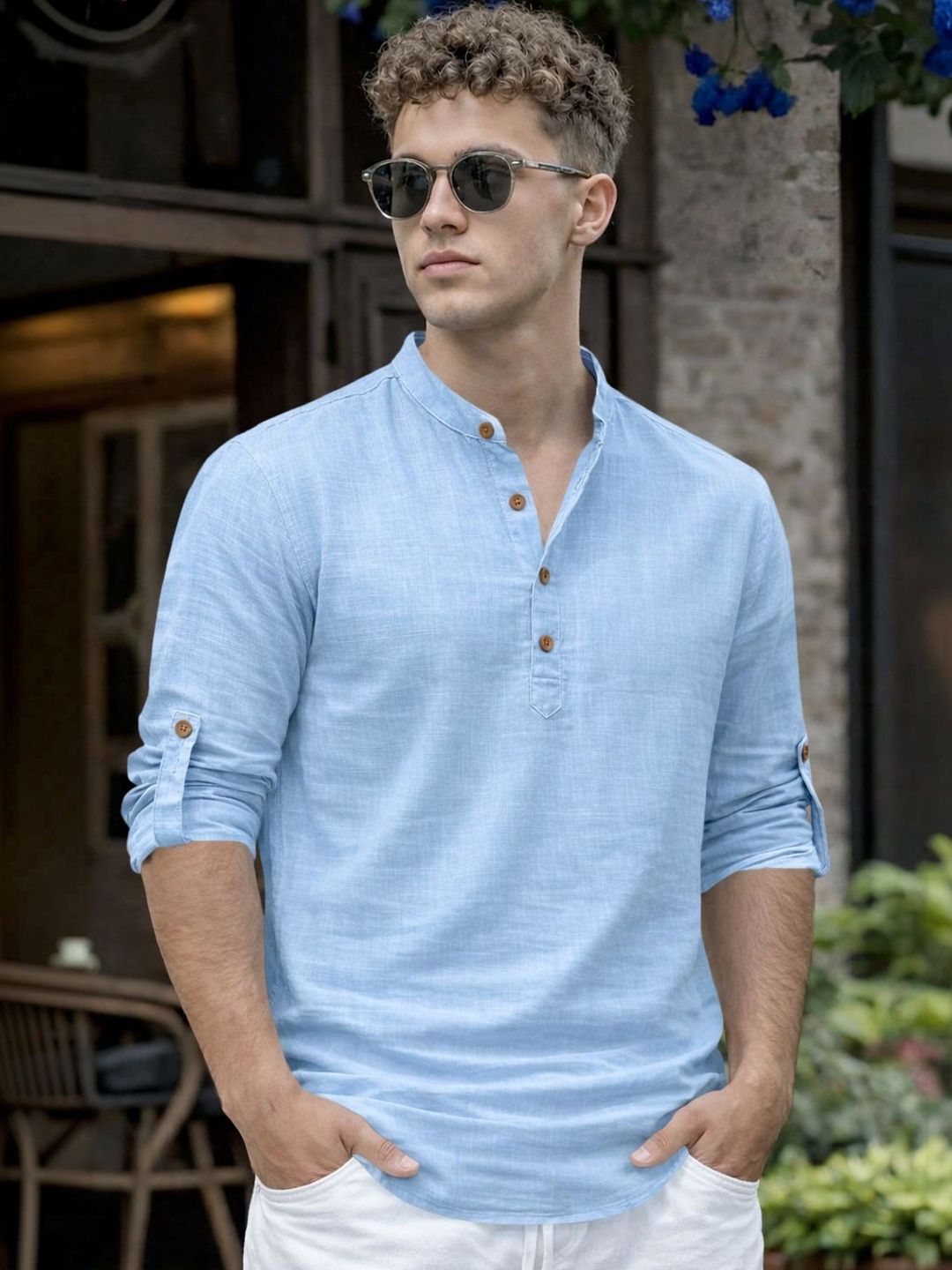 Zombom Men Cotton Kurta-picture-22