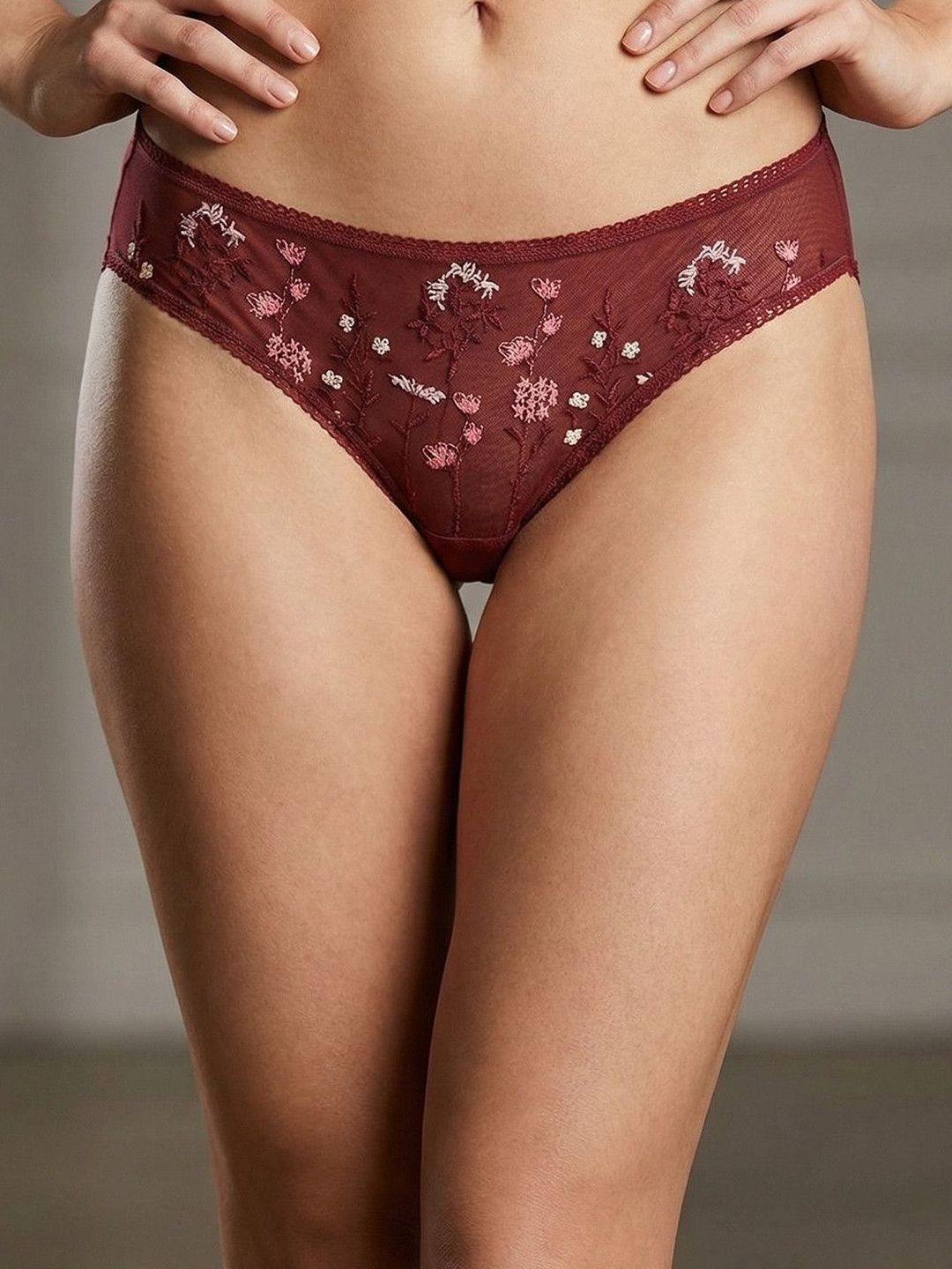 Zivame Women Printed Lace Basic Briefs-picture-16