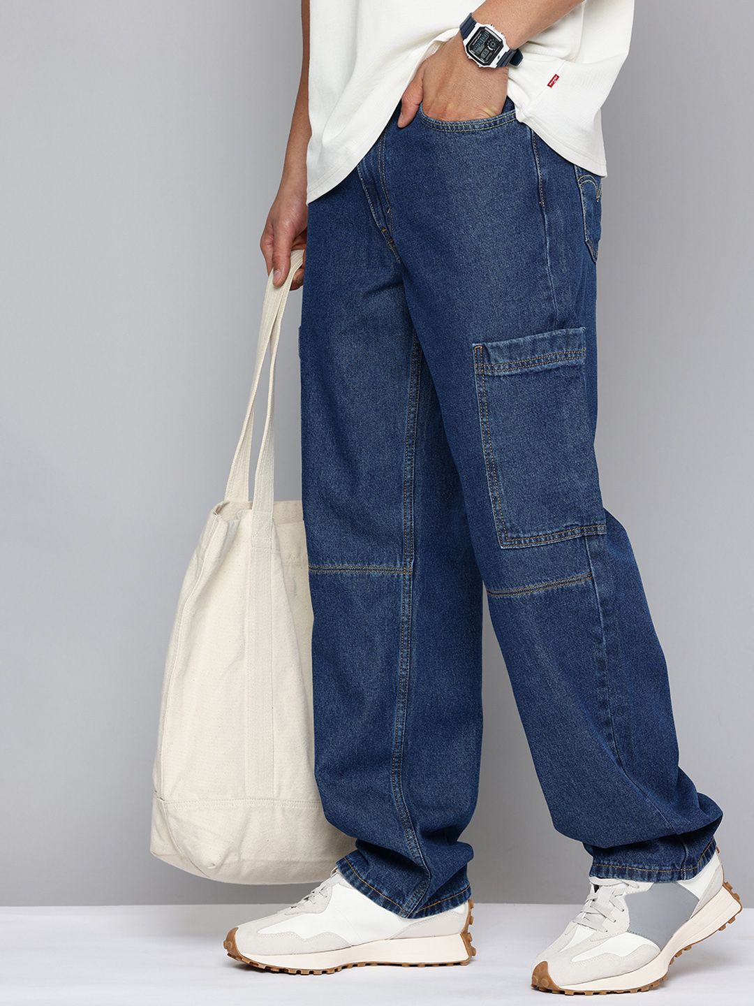 Levis Men 568 Loose Straight Fit Pure Cotton Jeans-picture-11