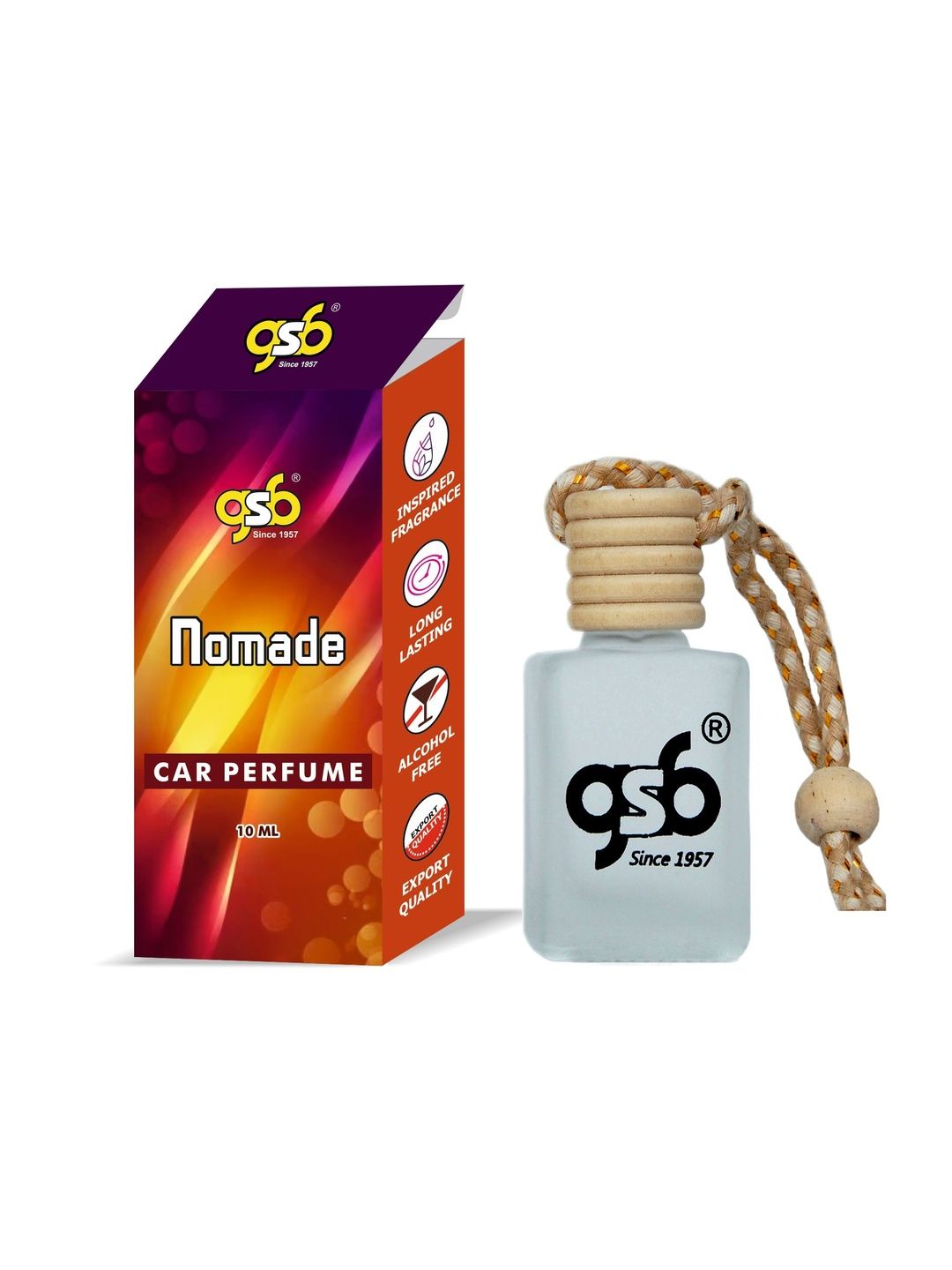 GSB Nomade Inspired Hanging Car Air Freshener - 10 ml-picture-33