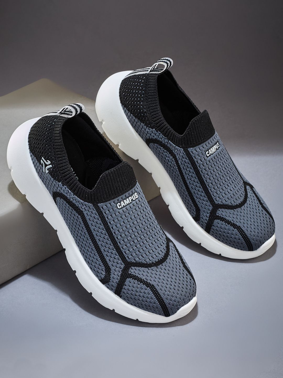 Campus Unisex Kids Mesh Walking Non-Marking Shoes-picture-27