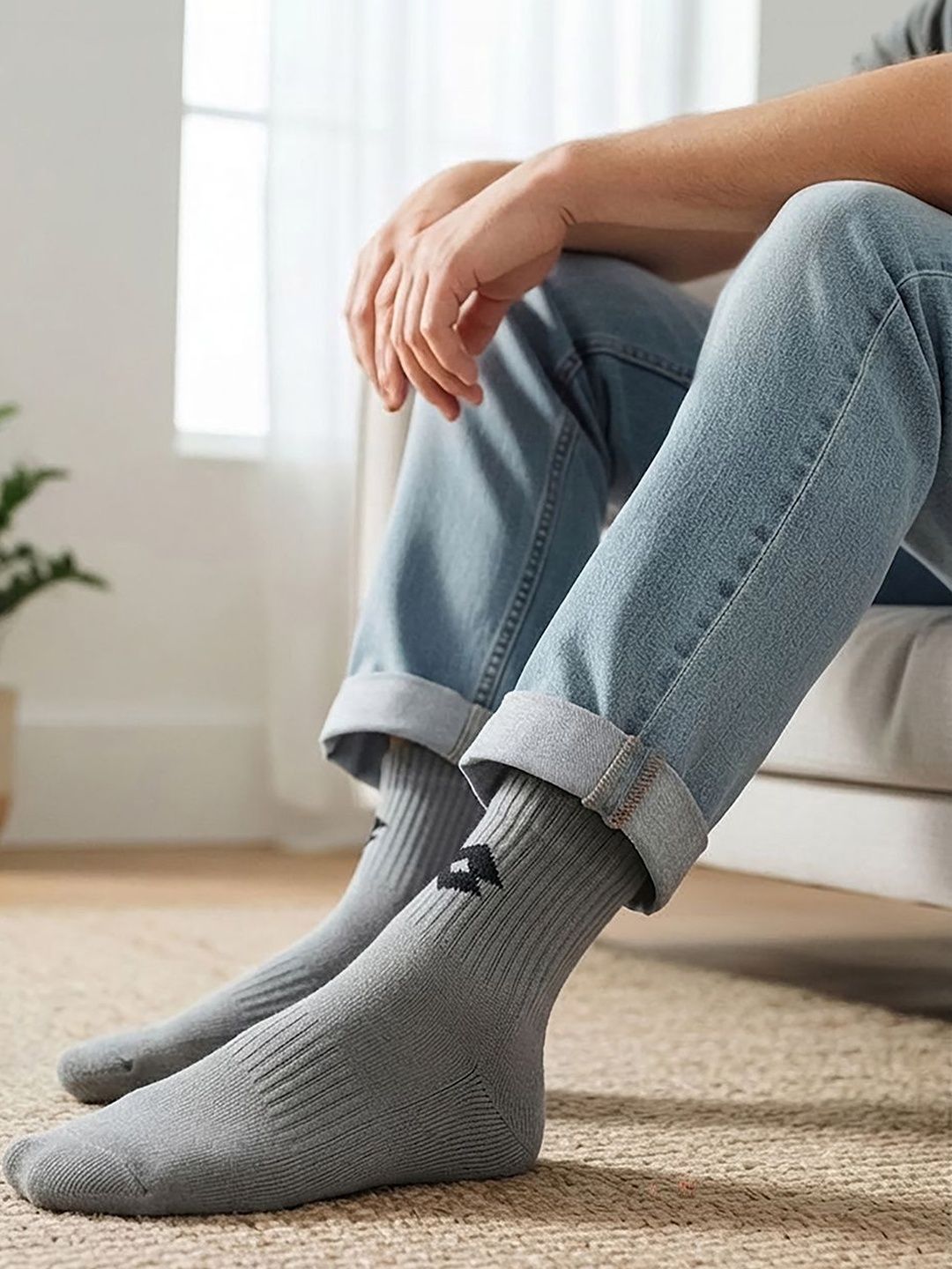 Lotto Unisex Cotton Ankle Length Socks-picture-20