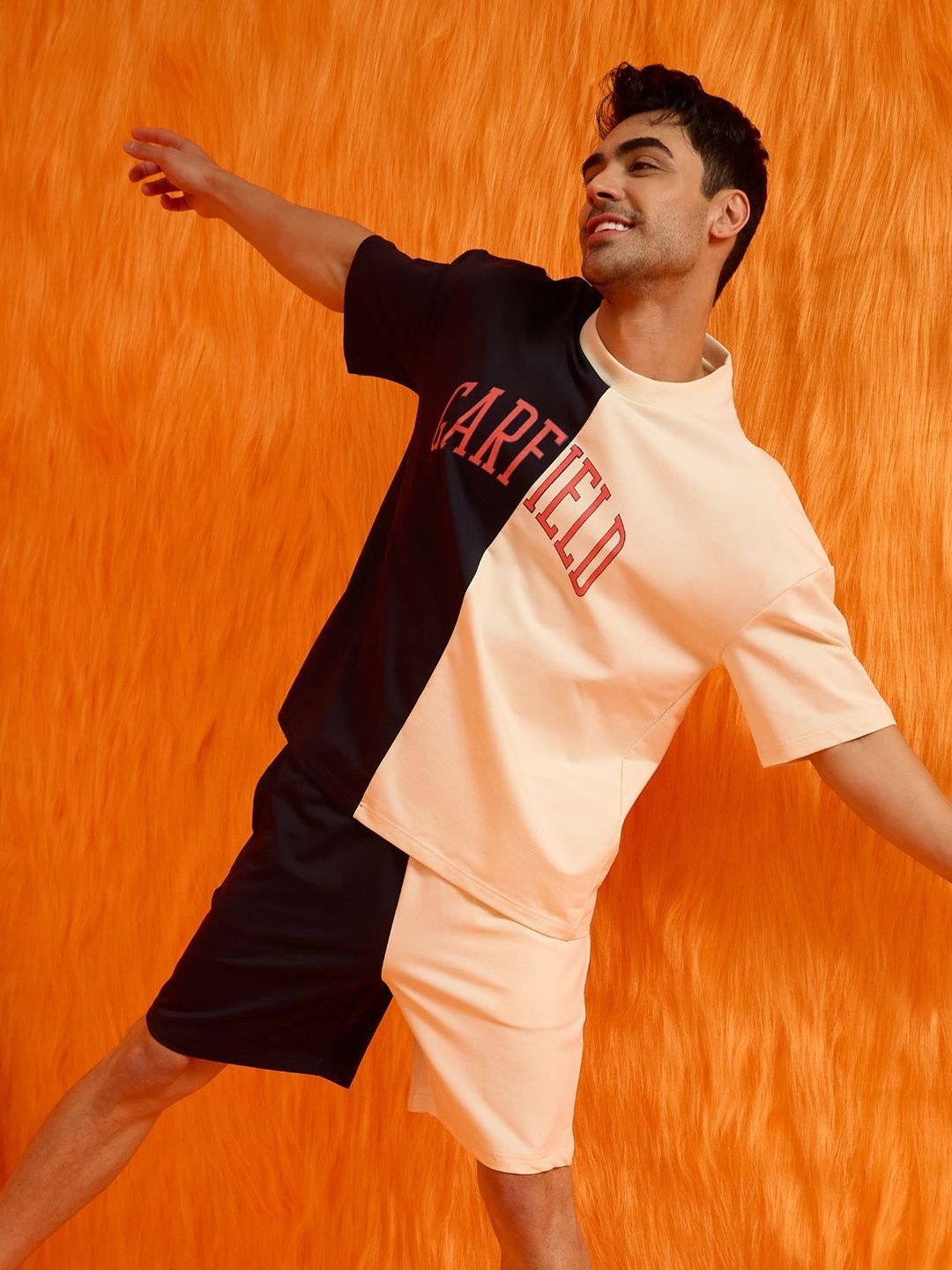 Sweet Dreams Men Colourblocked Night suit-picture-17
