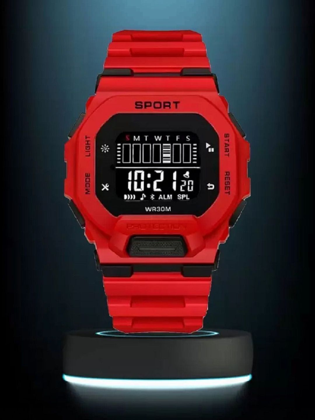 Blutech Men Dial & Rubber Straps Watch 001_yer288New_d sport reeeeed-image-21