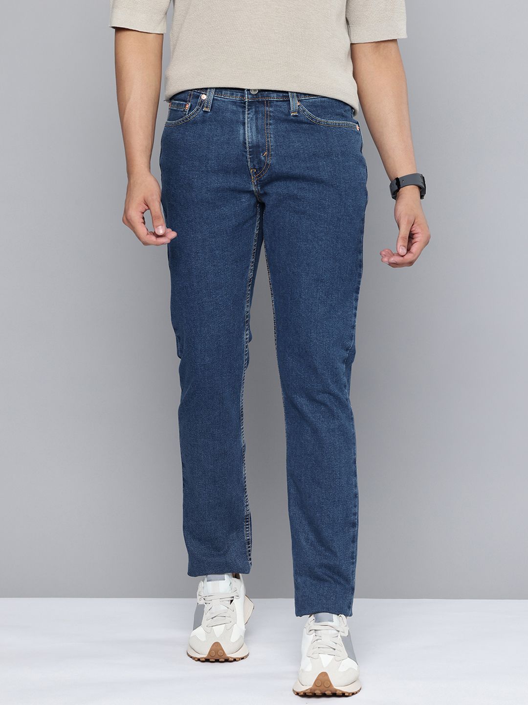 Levis Men 511 Slim Fit Mid-Rise Light Fade Stretchable Jeans-picture-45