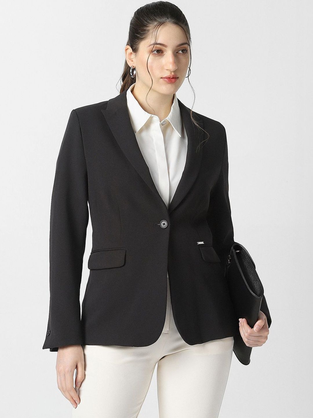 Van Heusen Woman Notched Lapel Single-Breasted Formal Blazers-picture-35