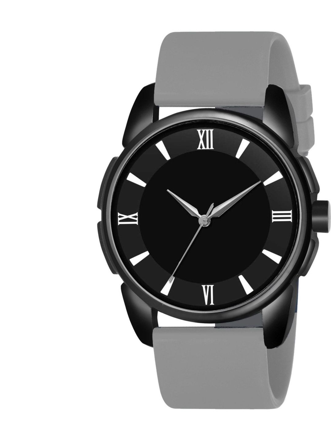 JUST LIKE Men Dial & Straps Analogue Watch J-16 109 Grey Silicon Strap WATCH-image-4