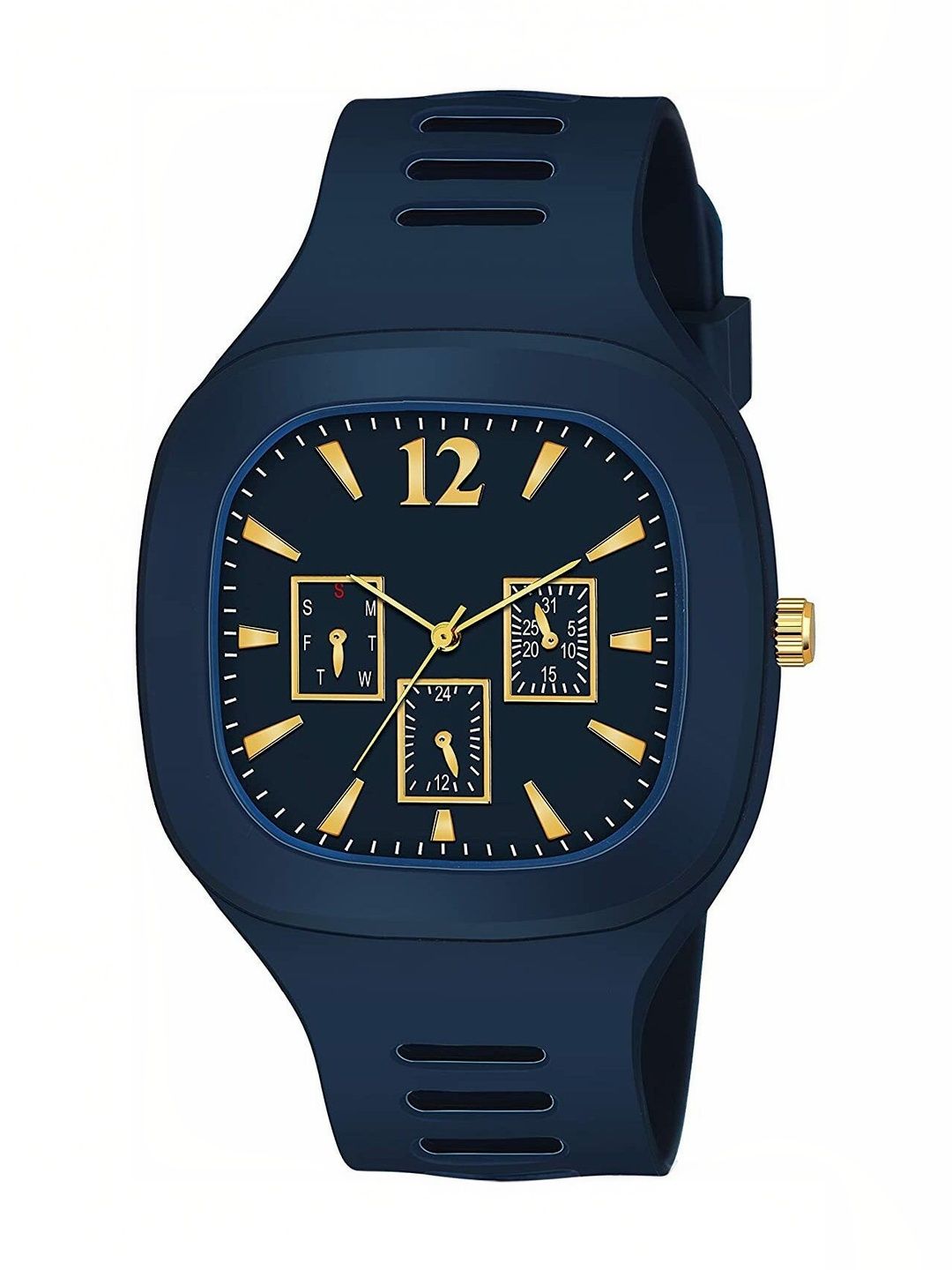 Blutech Unisex Kids Dial & Stainless Steel Straps Watch ADDI NAVY BLUE-picture-7
