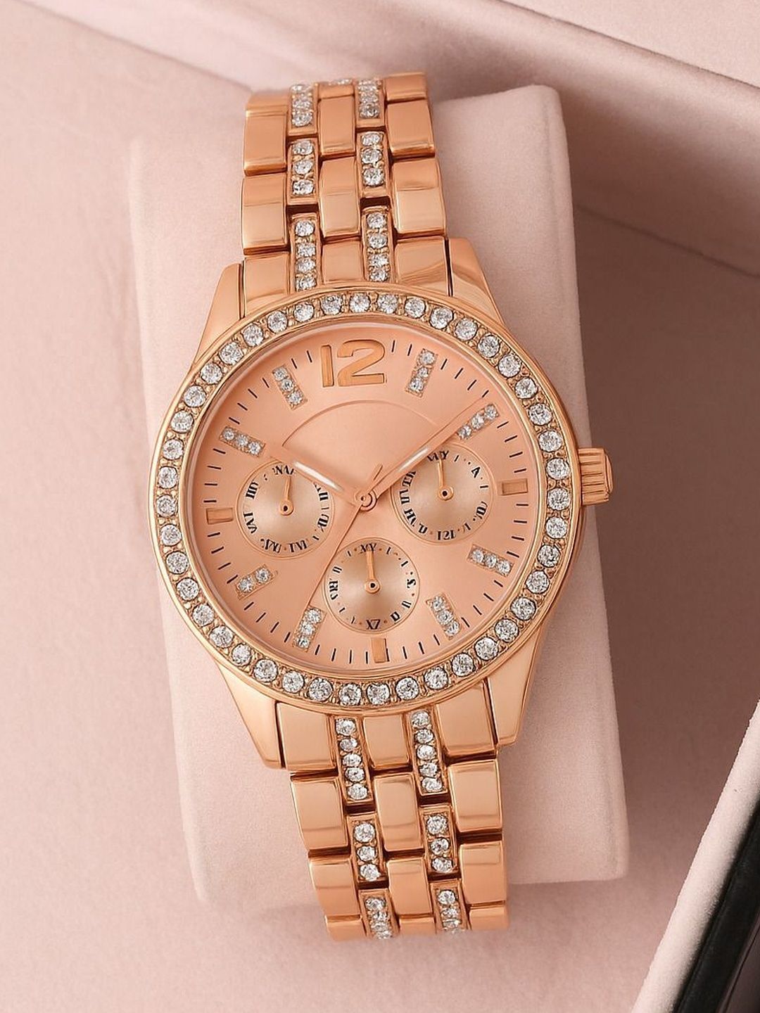 Blutech Unisex Kids Dial & Straps Watch ROSE GOLD GENEVA 07-picture-54
