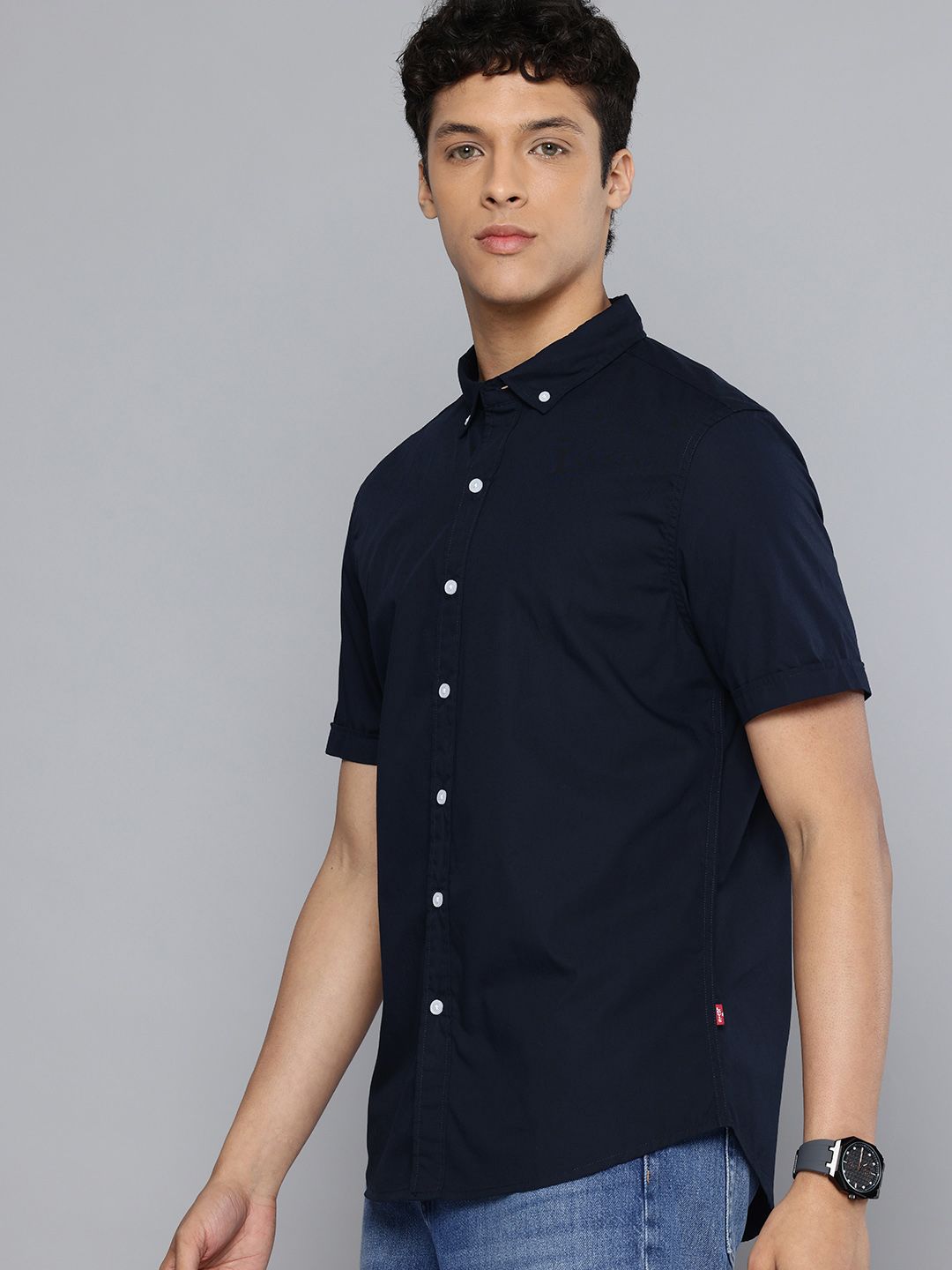 Levis Levis Slim Fit Pure Cotton Casual Shirt