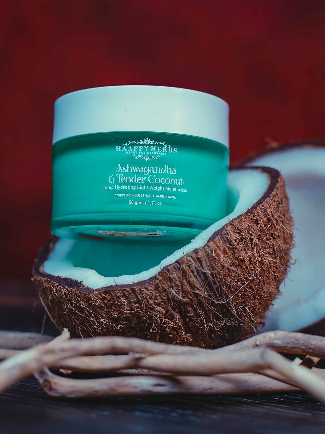Haappy Herbs Unisex Ashwagandha & Tender Coconut Hydrating Light Weight Moisturizer-50g-picture-46