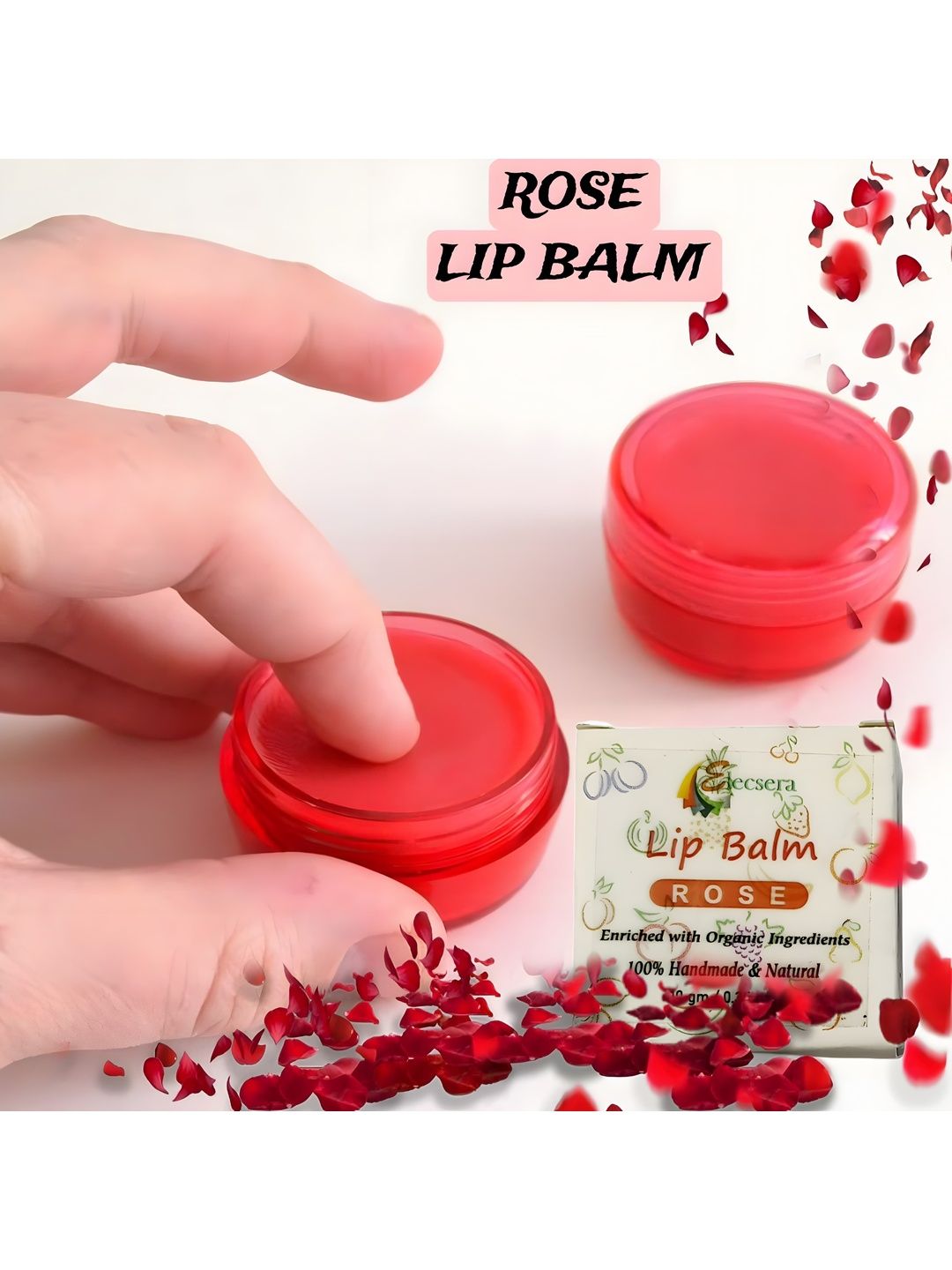 Elecsera Rose Lip Balm For Dry Lips - 10 g-picture-47