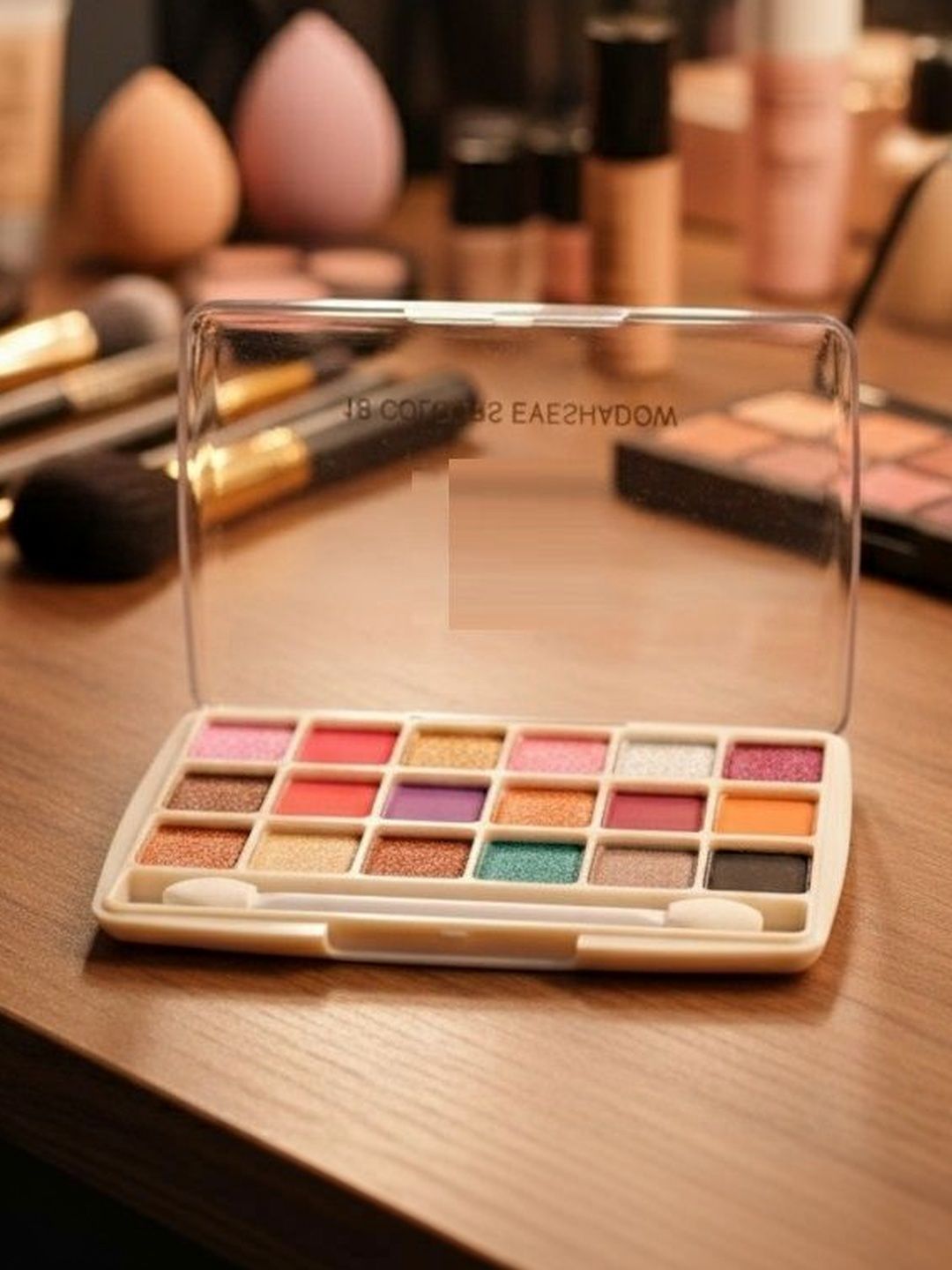 Elecsera Classic Nude & Bright Mix Makeup Eyeshadow Palette - 12 g - 020-image-44