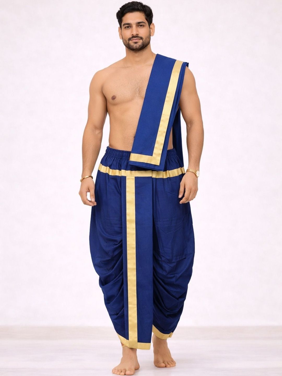TATTVA Men Cotton Blend Dhoti Pants Dhotis-picture-38