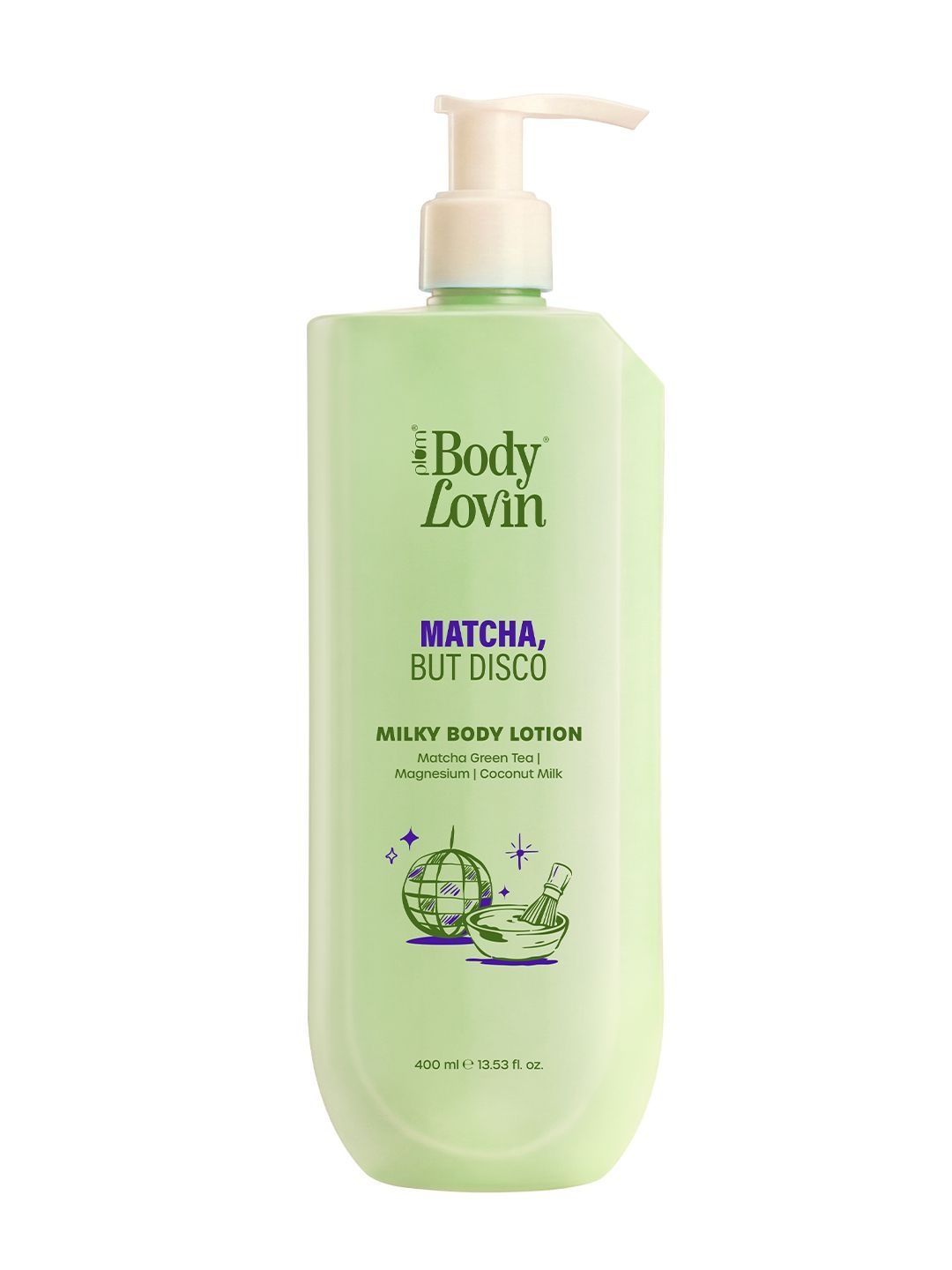 Plum Matcha, But Disco Milky Body Lotion - 400 ml-picture-49