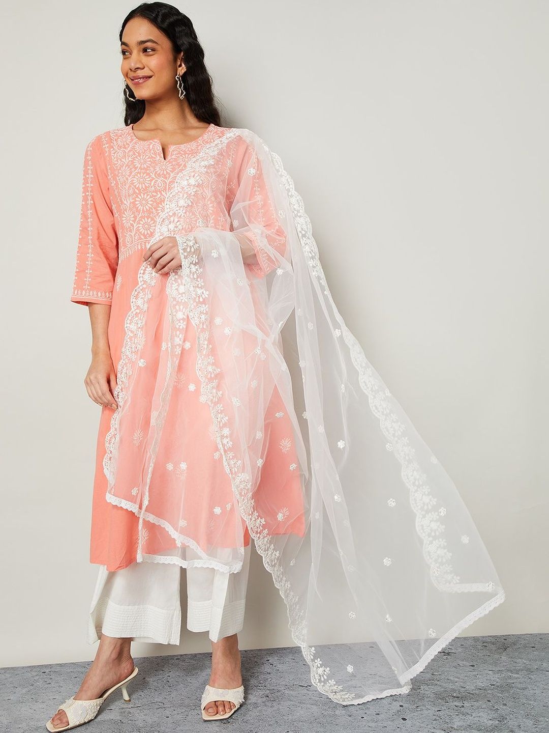 Melange by Lifestyle Embroidered Dupatta-picture-40