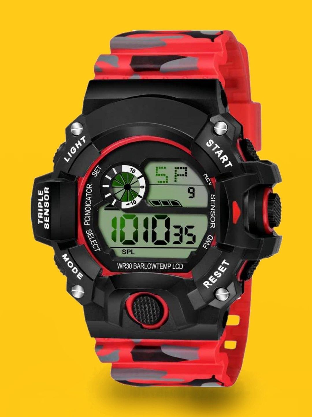SELLORIA Unisex Kids Dial & Stainless Steel Bracelet Style Straps Watch BL-0014_Red_-picture-56