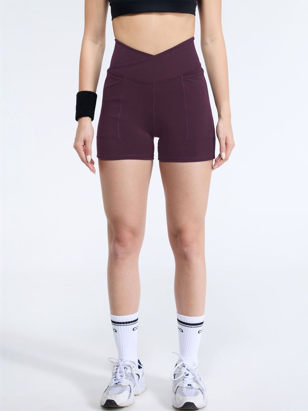 CAVA Women Skinny Fit High-Rise Running Shorts-picture-23