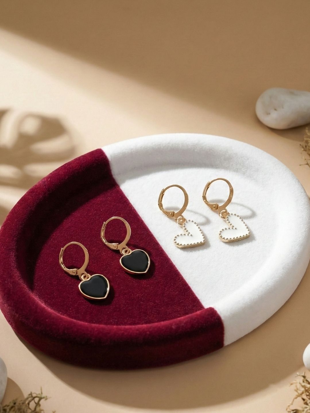 Lara Karen Feather Shaped Drop Earrings-image-16