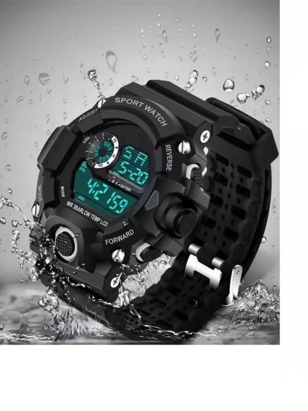 SELLORIA Unisex Kids Dial & Stainless Steel Bracelet Style Straps Watch QSIB-72 G SHOCK BLACK_12-image-47