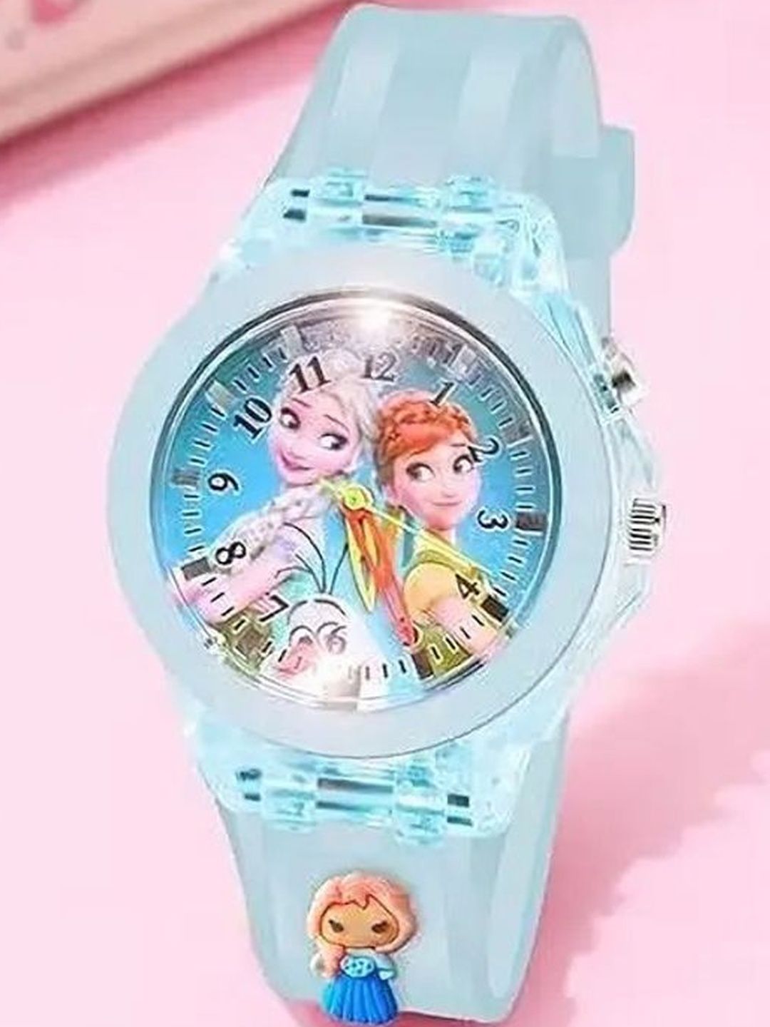 SELLORIA Unisex Kids Dial & Stainless Steel Bracelet Style Straps Watch LC__skyblue__frznn-picture-51