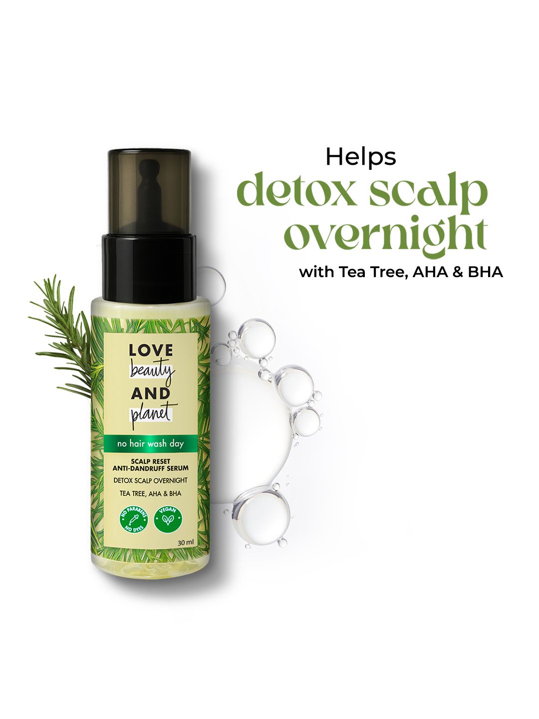 Love Beauty & Planet Scalp Reset Anti-Dandruff Serum with Tea Tree & AHA BHA - 30 ml-picture-11