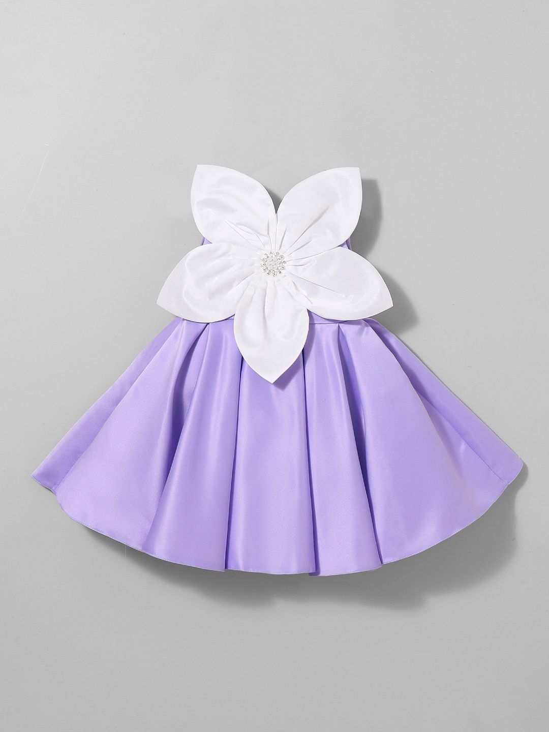 Hopscotch Girls Embellished Chiffon Fit & Flare Dress-picture-24