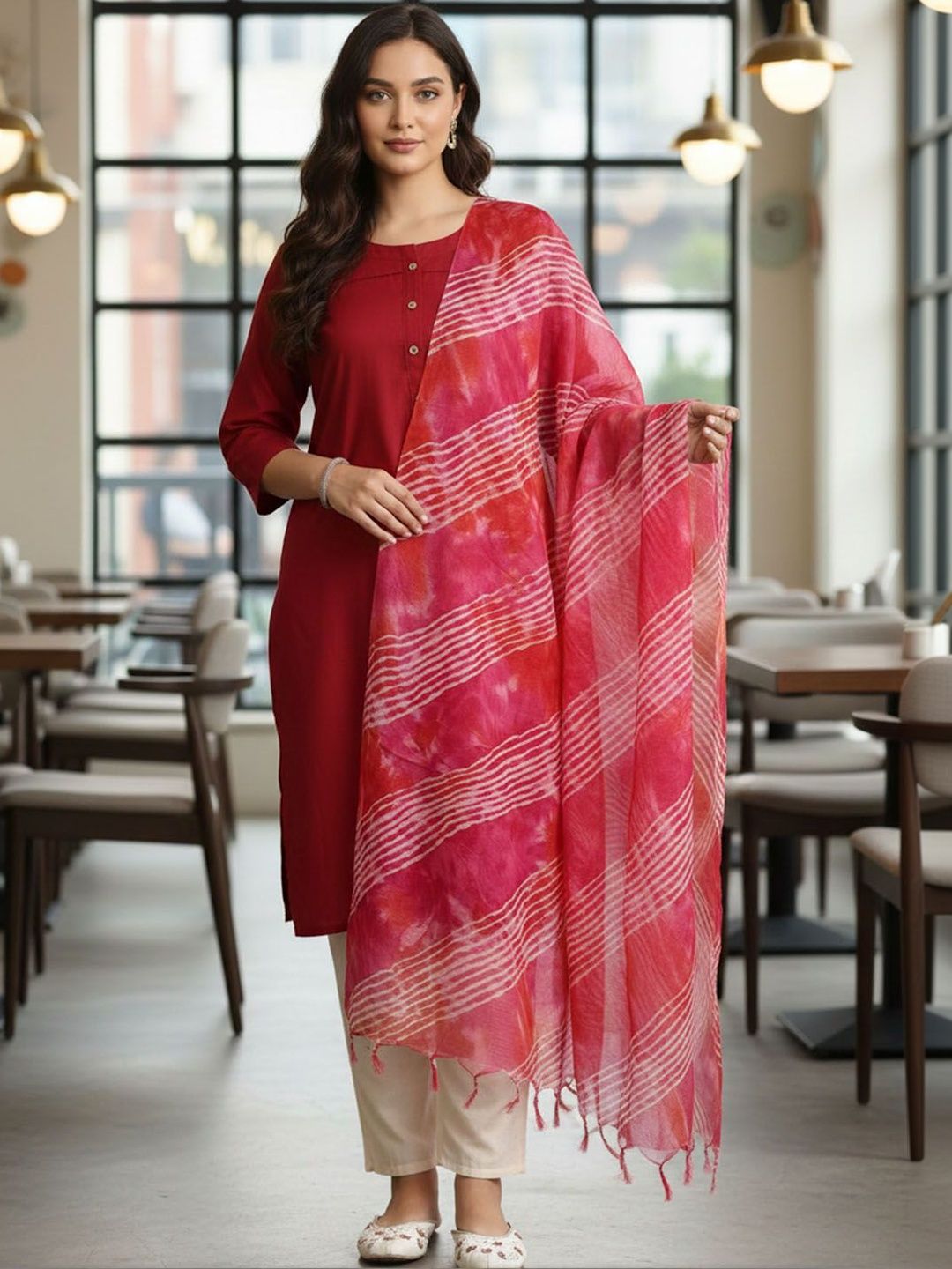 Urban Pallu Ethnic Motifs Printed Dupatta-picture-17