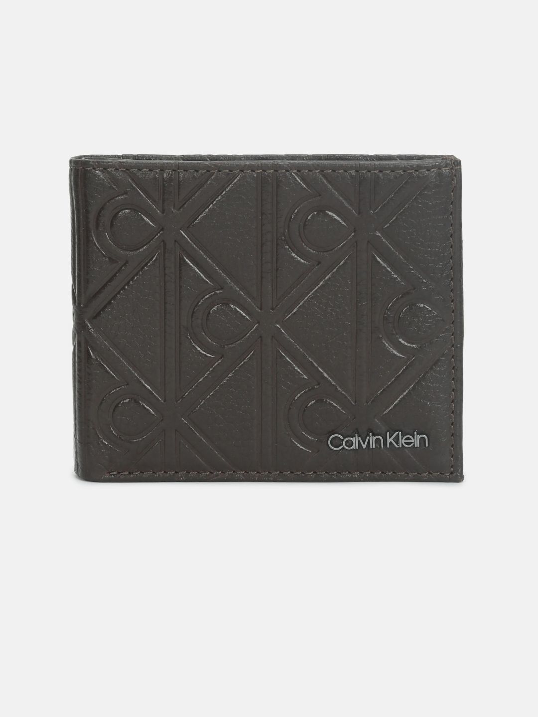 Calvin Klein Men Printed Leather Two Fold Wallet-image-41