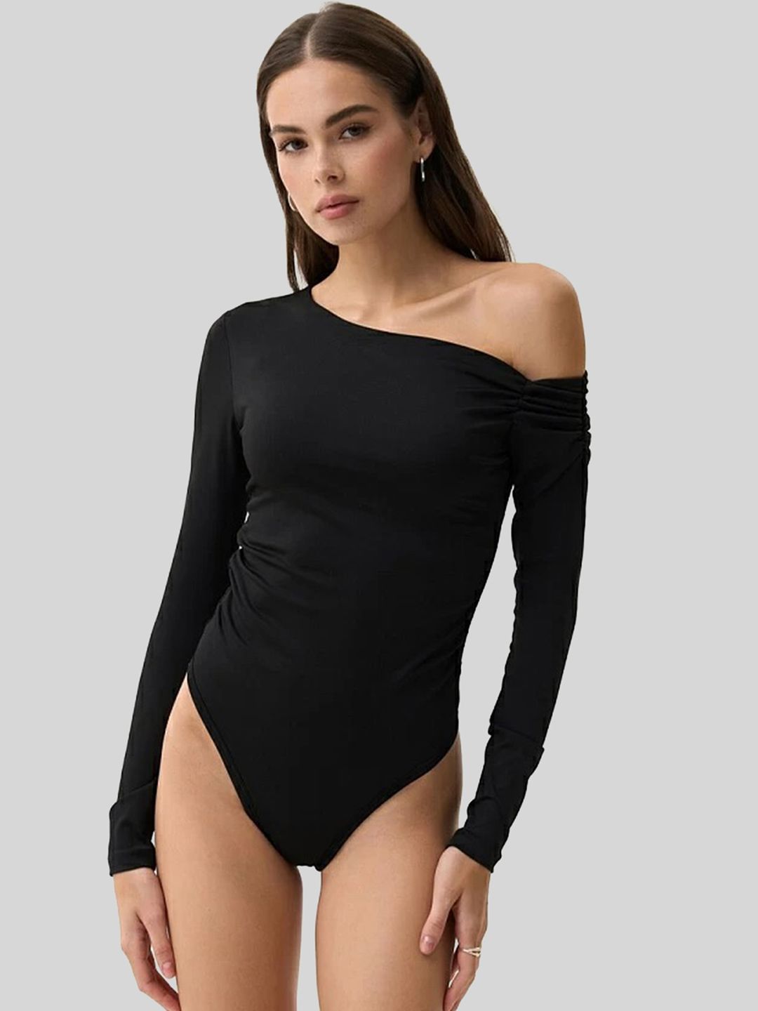 LULU & SKY One Shoulder Bodysuit-picture-13