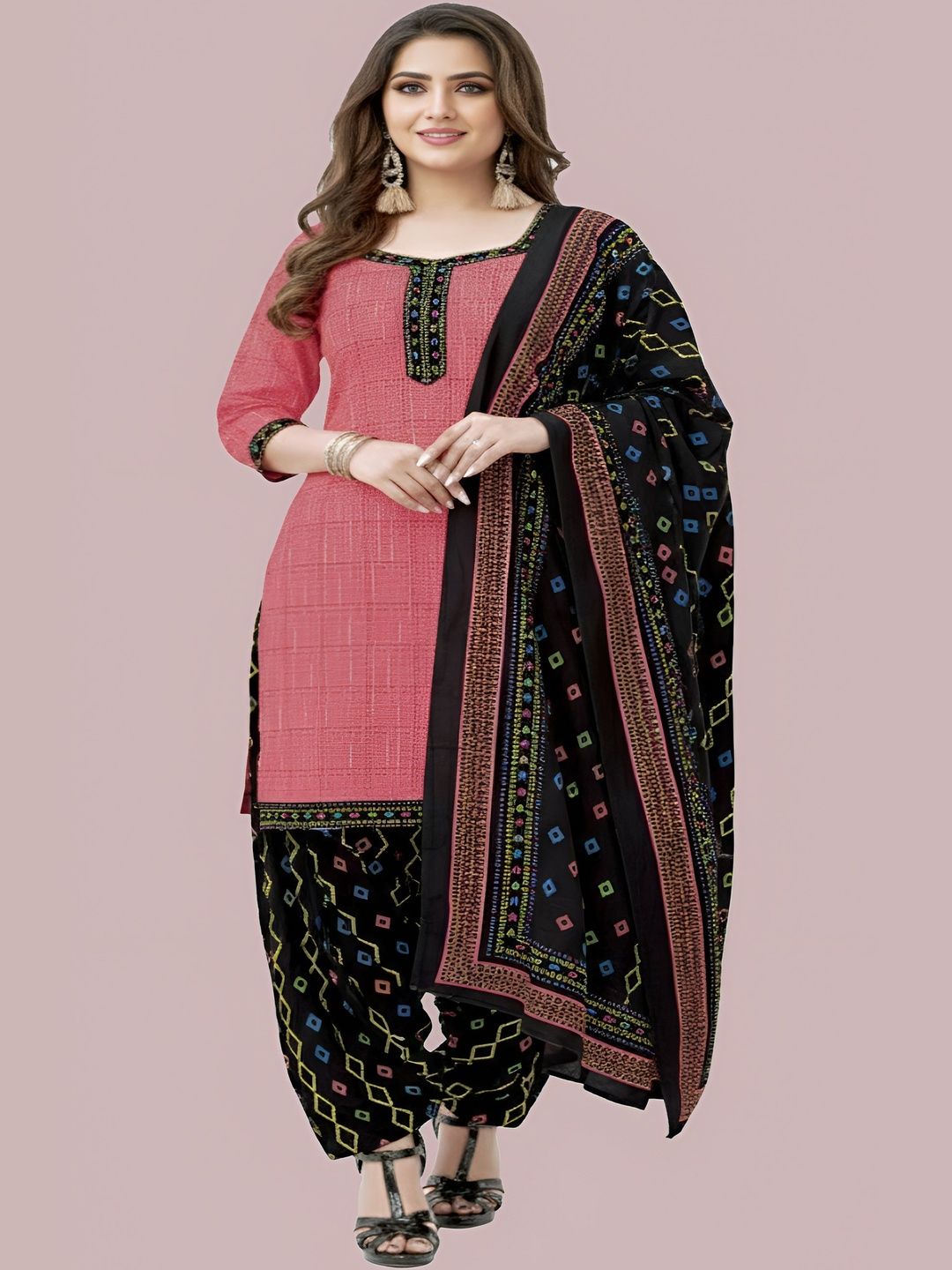 REYA Printed Unstitched Dress Material-picture-5