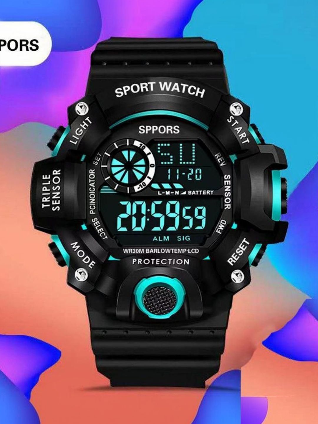 SELLORIA Unisex Kids Dial & Stainless Steel Bracelet Style Straps Watch @G_-SKI_-BLU-picture-53