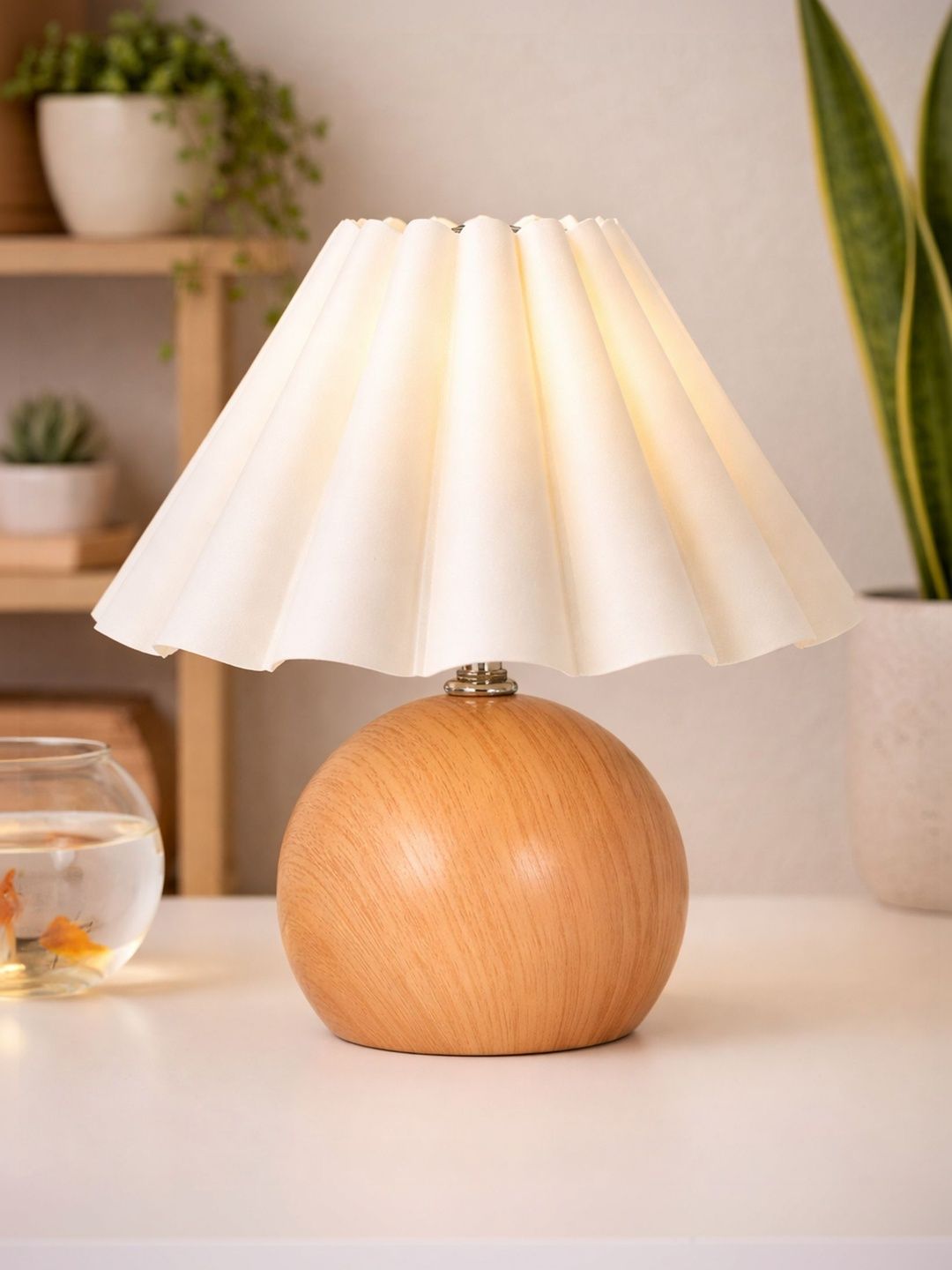 Glowhere White Metal Industrial Cylindrical Shaped Table Lamp-picture-29