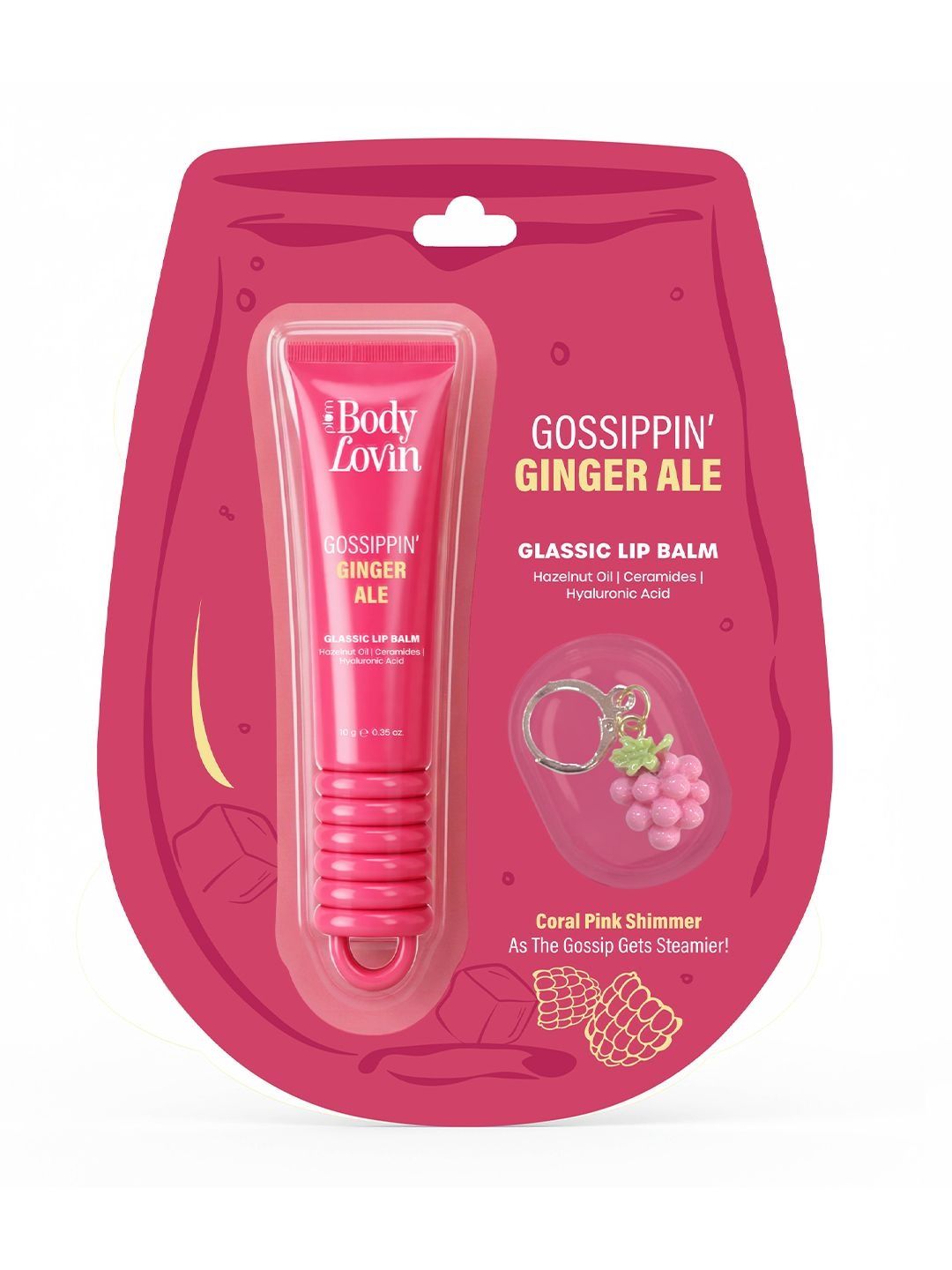 Plum BodyLovin' Gossippin Ginger Ale Glassic Lip Balm With Hazelnut Oil - 10 g-picture-24