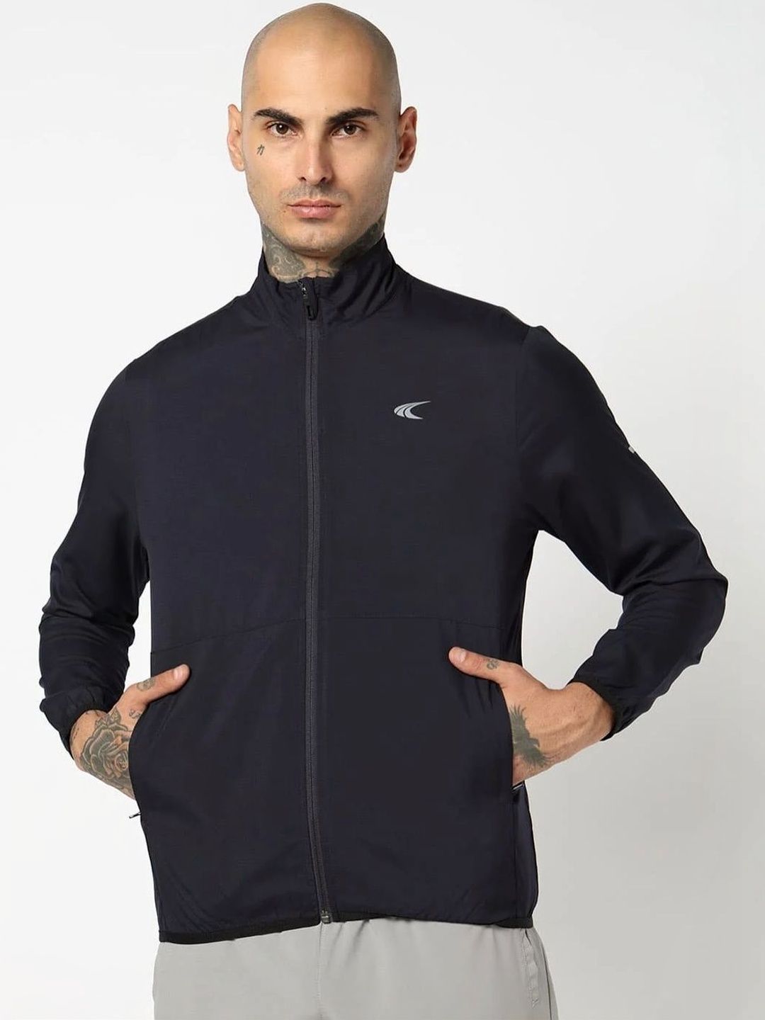 Performax Men Training or Gym Open Front Jacket-image-12