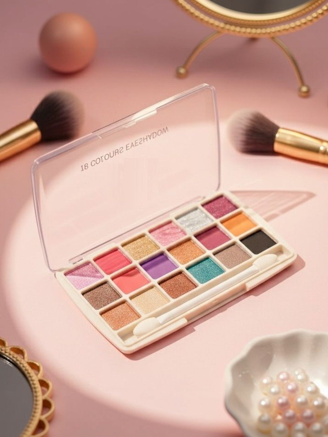 Elecsera Smudge Proof eyeshadow Palette - 12 g - 002-image-13