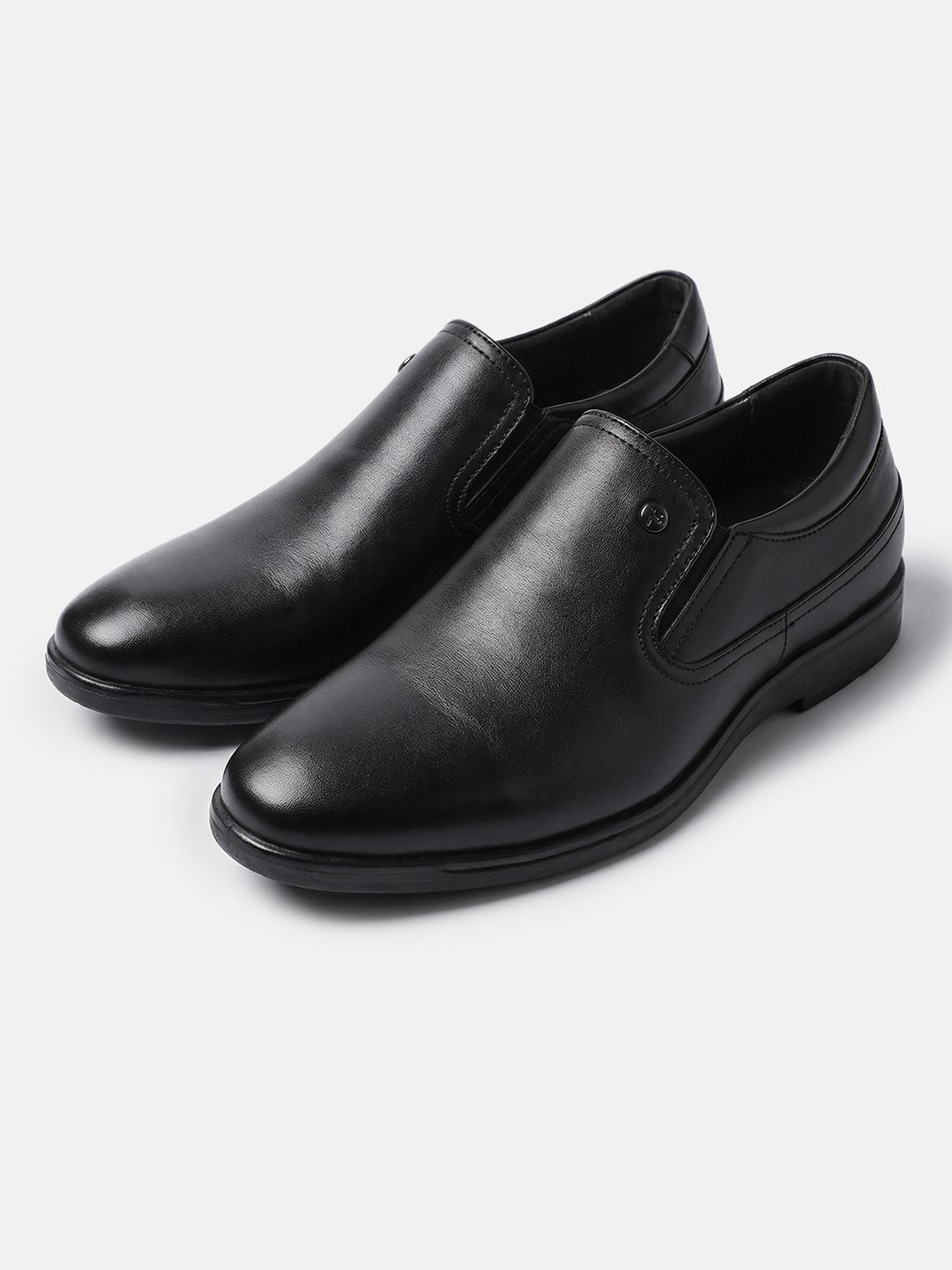 Van Heusen Men Textured Leather Formal Shoes-picture-27