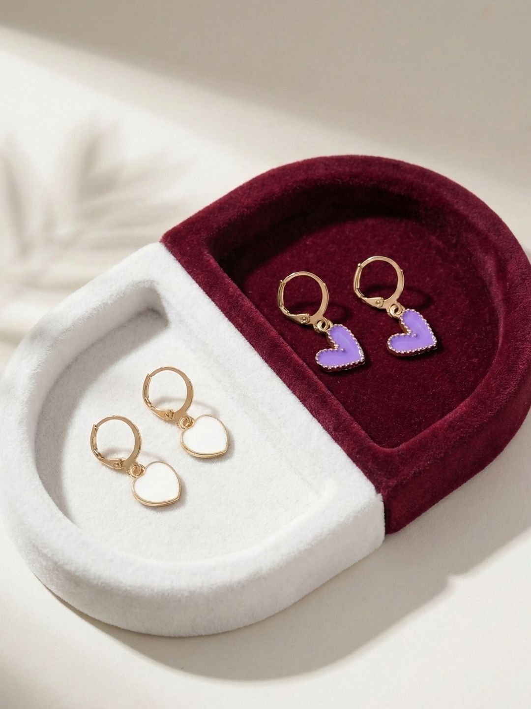 Lara Karen Set Of 2 Gold-Plated Drop Earrings-image-33